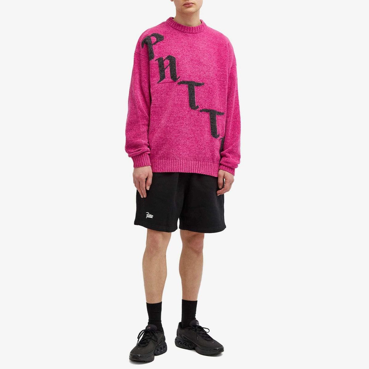 Patta o1mle0426 Patta Chenille Knitted Sweater in Pink Size US S / EU 44-46 / 1 - 4 Thumbnail