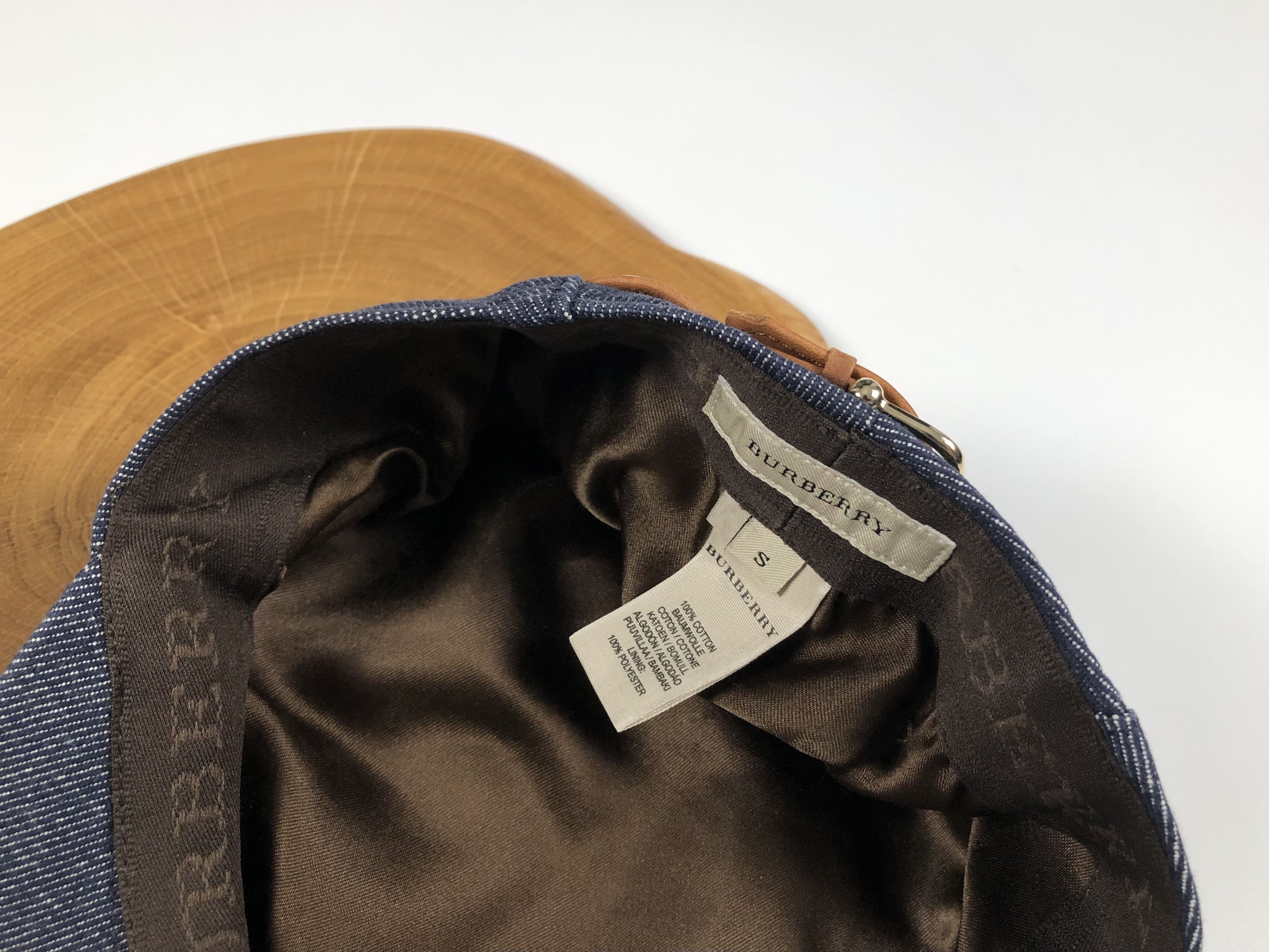Burberry Burberry Blue Denim Women’s Cap Size ONE SIZE - 6 Thumbnail