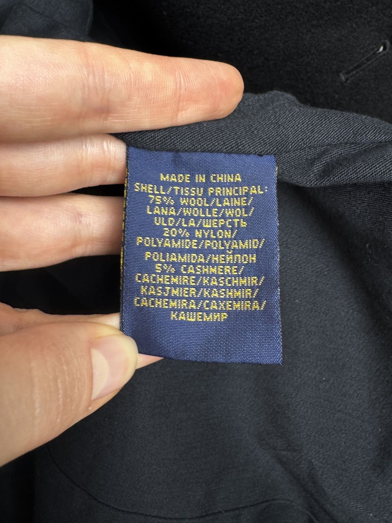 Polo Ralph Lauren Polo Ralph Lauren Double-Breasted Wool blend pea coat size 4 Size S / US 4 / IT 40 - 11 Thumbnail