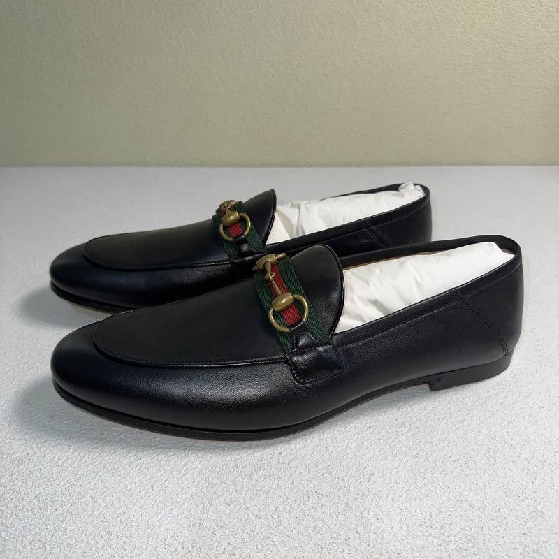 Gucci Gucci Leather Horsebit Loafers for Men 0079 Size US 9.5 / EU 42-43 - 1 Thumbnail