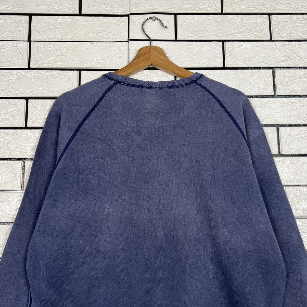 Polo Ralph Lauren Vintage 90's POLO RALPH LAUREN Trashed Sweatshirt #4204-C192 Size US L / EU 52-54 / 3 - 13 Thumbnail