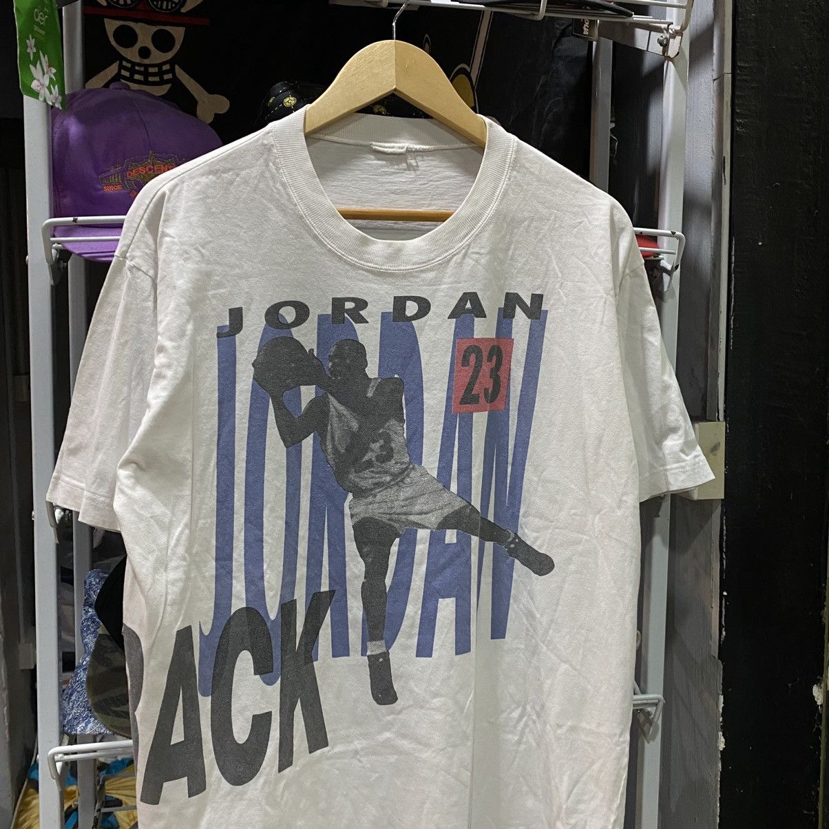 NBA × Nike × Vintage Vintage 90s NIKE Jordan And Pippen Perfect Condition Tee Size US L / EU 52-54 / 3 - 3 Thumbnail
