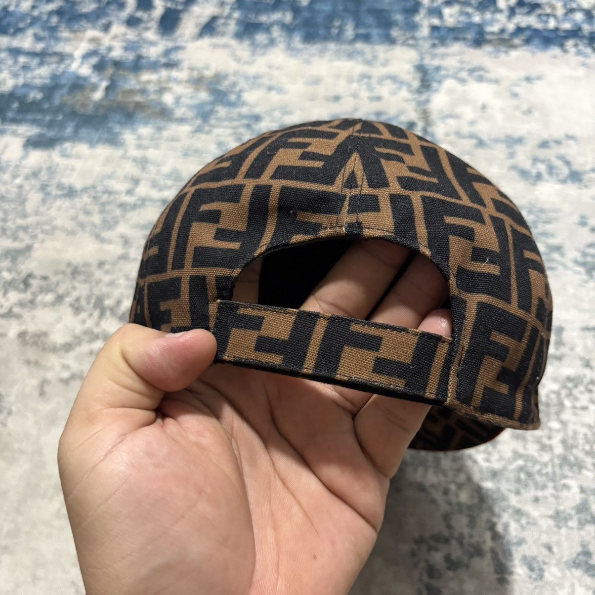 Fendi Fendi zucca monogram womens canvas baseball cap Size ONE SIZE - 5 Thumbnail