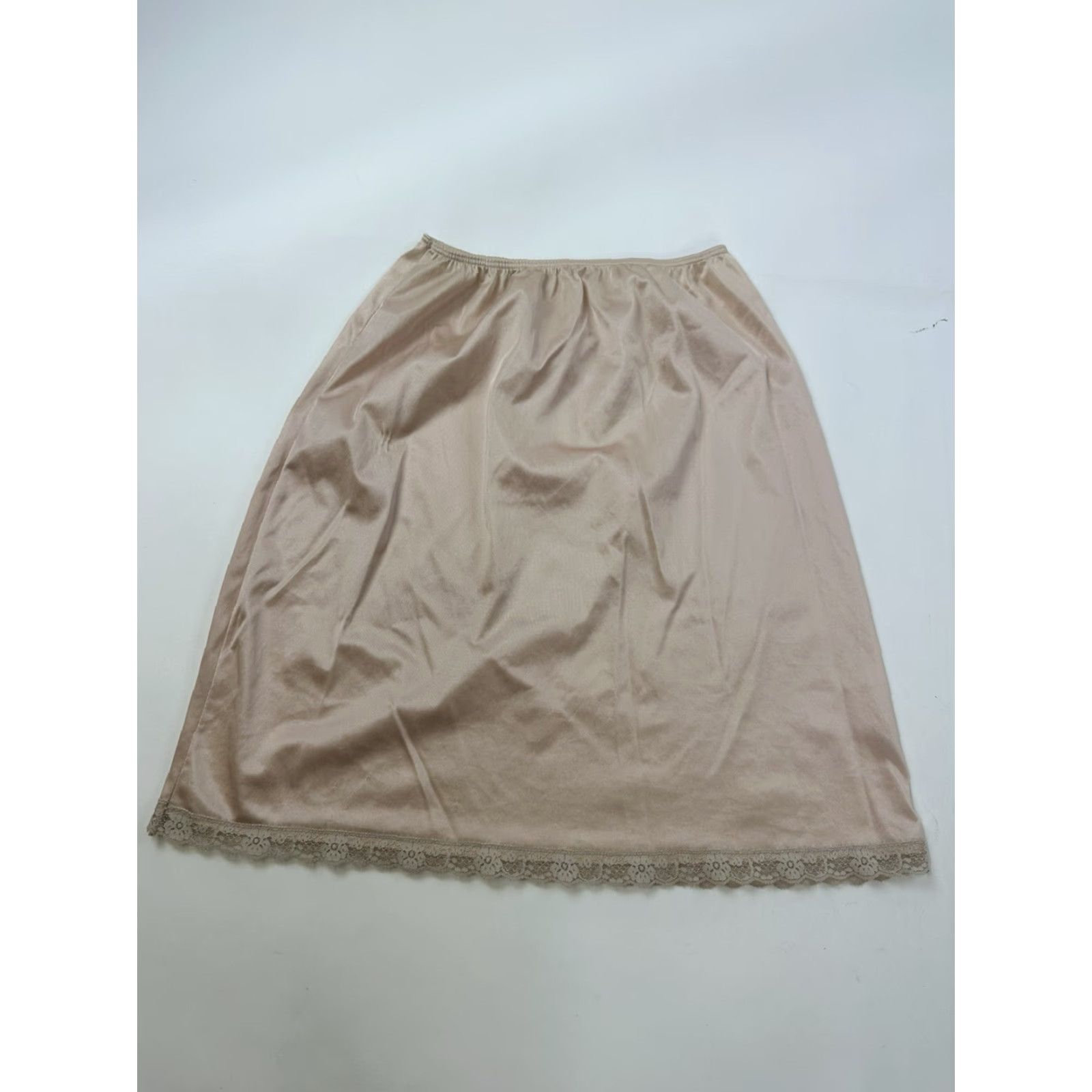 Vintage VINTAGE LEGGS Half Slip Women's Small Pink Lace Trim 1980s-90s Size ONE SIZE - 2 Thumbnail