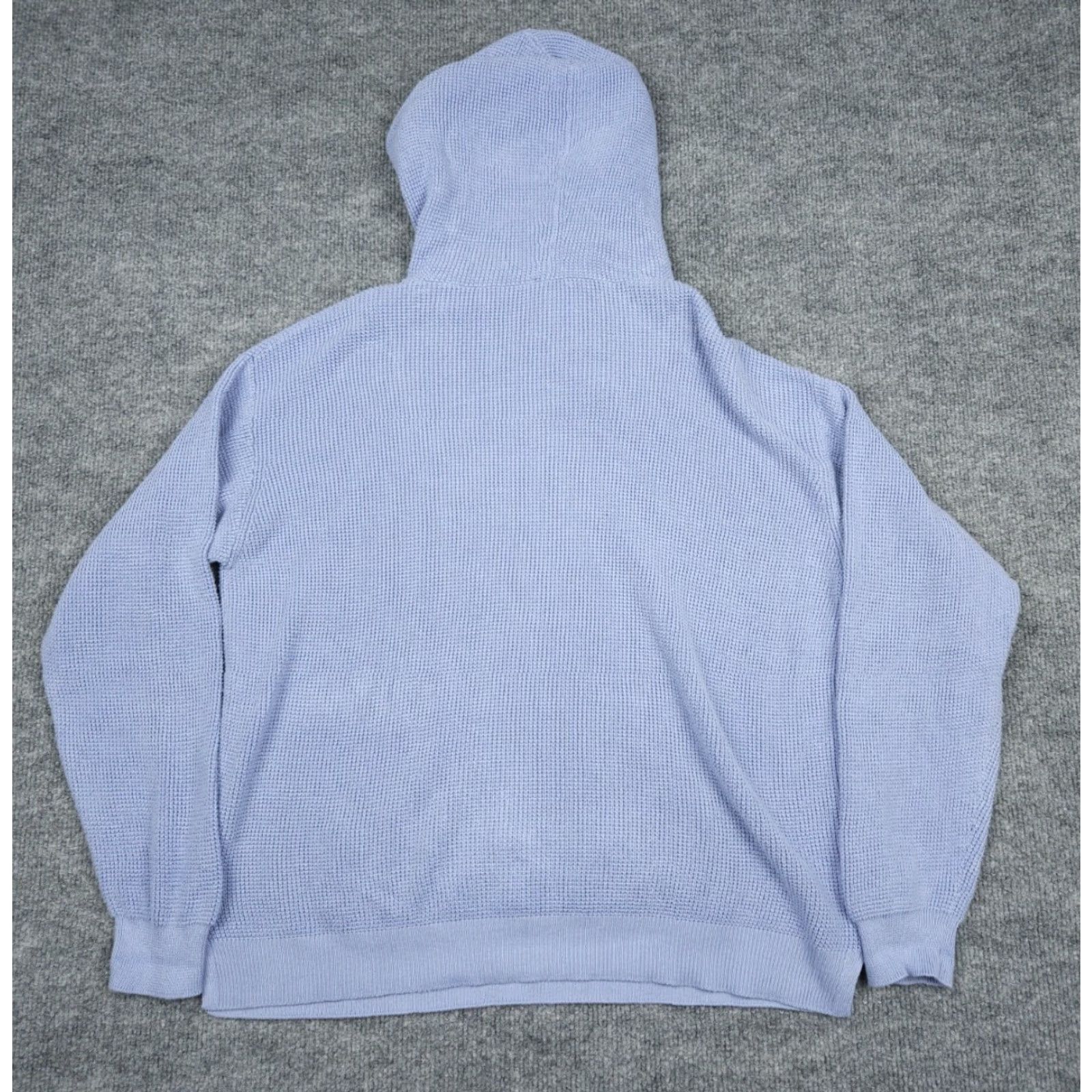 Vintage Margaret O'Leary Sweater Hoodie Womens XS Purple Knit Waffle Textured Cropped Size XS / US 0-2 / IT 36-38 - 4 Thumbnail