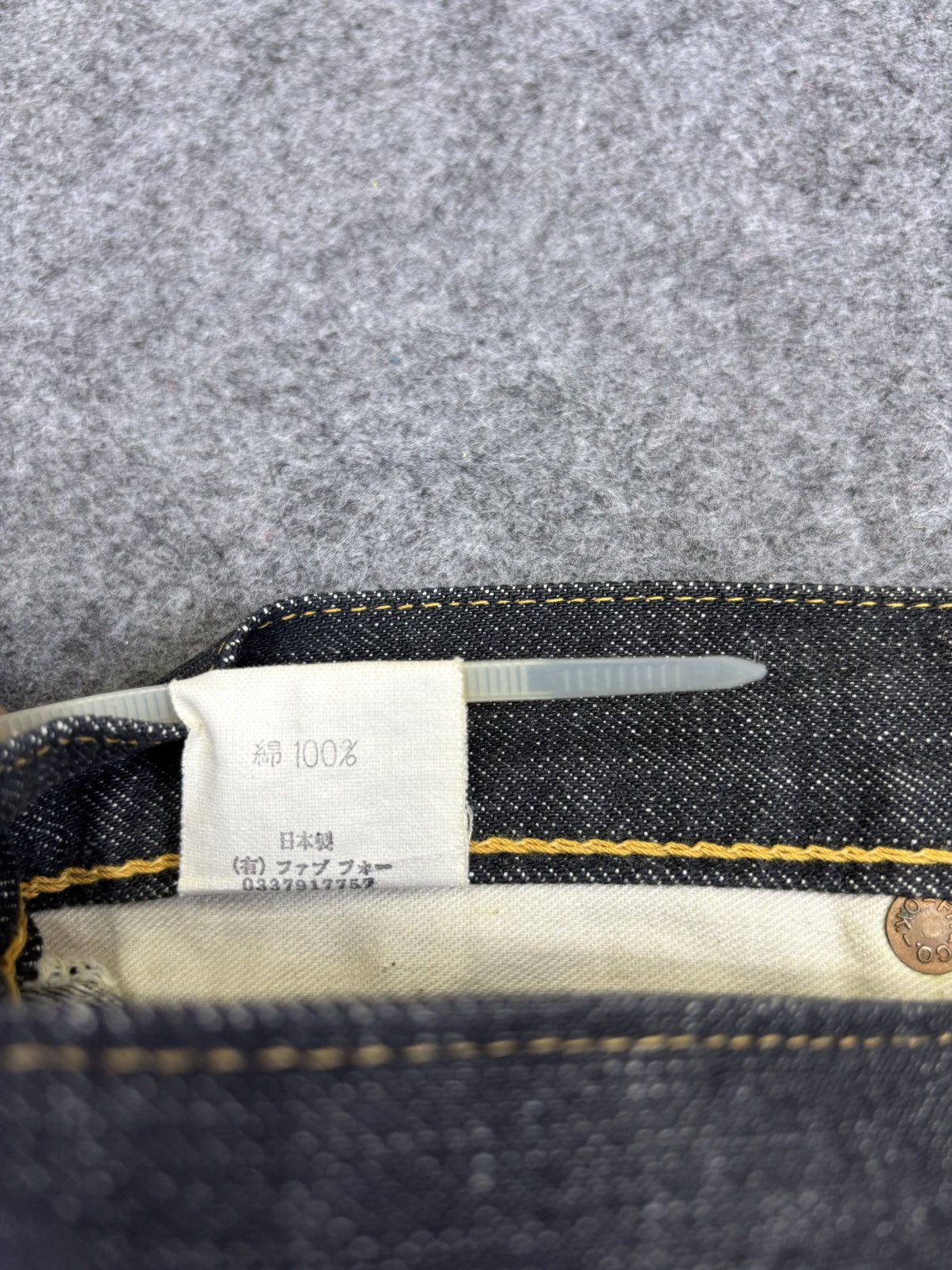 Alchemist 💥RAW💥ALCHEMIST FAB FOUR Skinny Indigo Raw Biker Denim F743 Size US 29 - 15 Thumbnail
