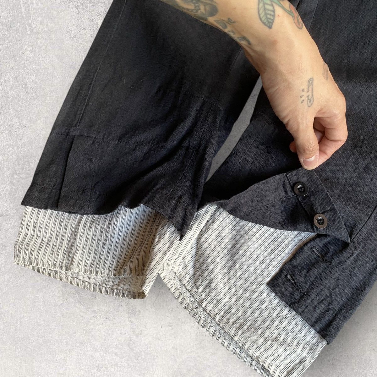 Ann Demeulemeester Ann Demeulemeester Layer Hem Pants Size US 30 / EU 46 - 2 Thumbnail