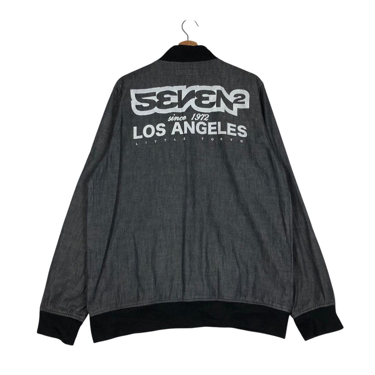 Japanese Brand 📌Vintage Bomber Jacket Seven2 Los Angeles Little Tokyo Size US XL / EU 56 / 4 - 9 Thumbnail