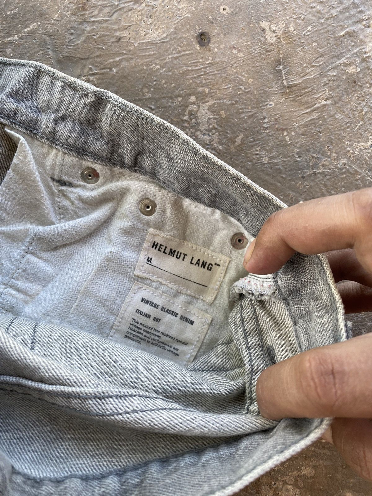 Helmut Lang × Vintage 👘SALE👘 HELMUT LANG VINTAGE CLASSIC DENIM ITALIAN CUT Size US 30 / EU 46 - 10 Thumbnail