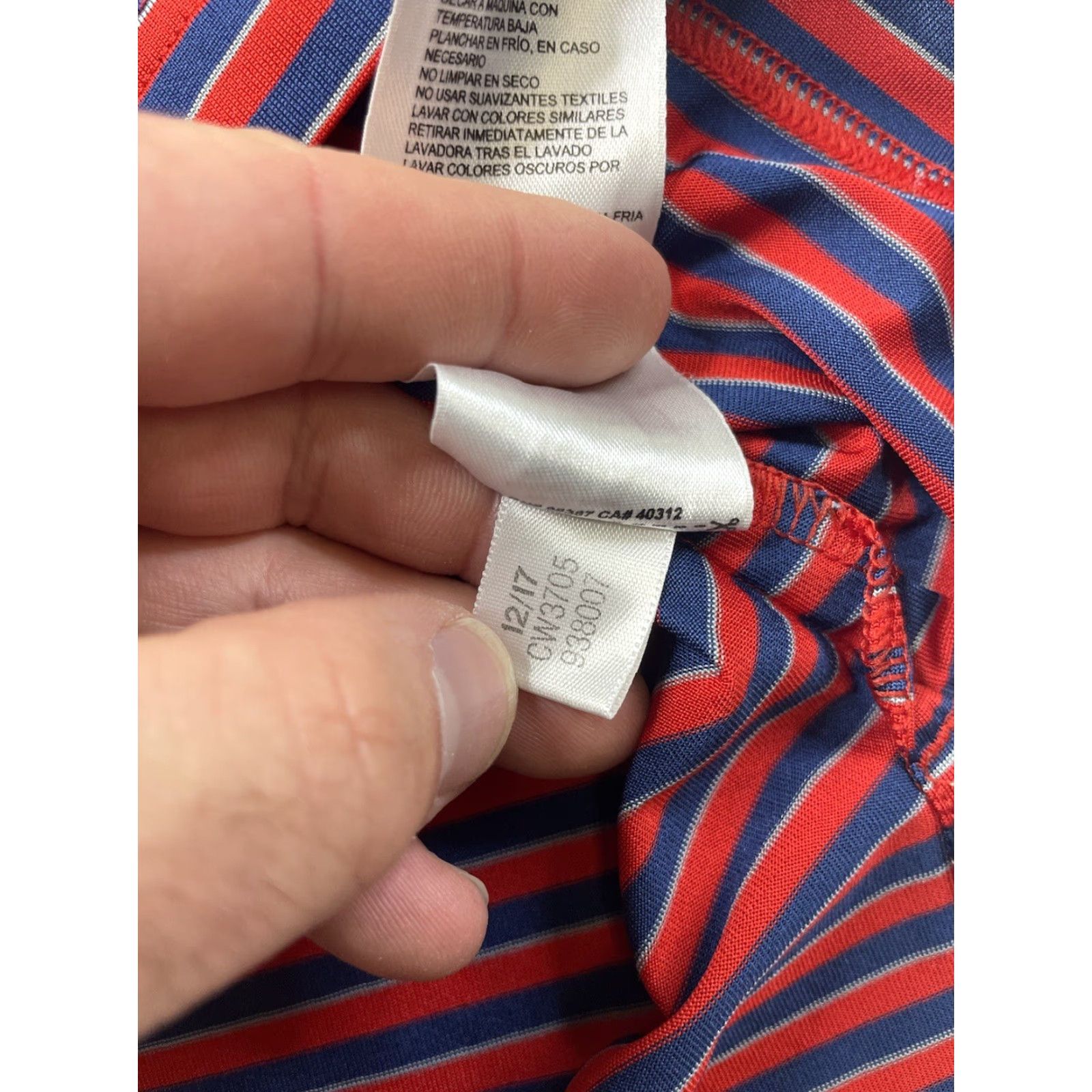 Adidas Adidas Polo Shirt Mens Golf Striped Short Sleeve Medium M Multicolor Country Theme Adidas Golf Polo Shirt Mens Size US M / EU 48-50 / 2 - 5 Thumbnail