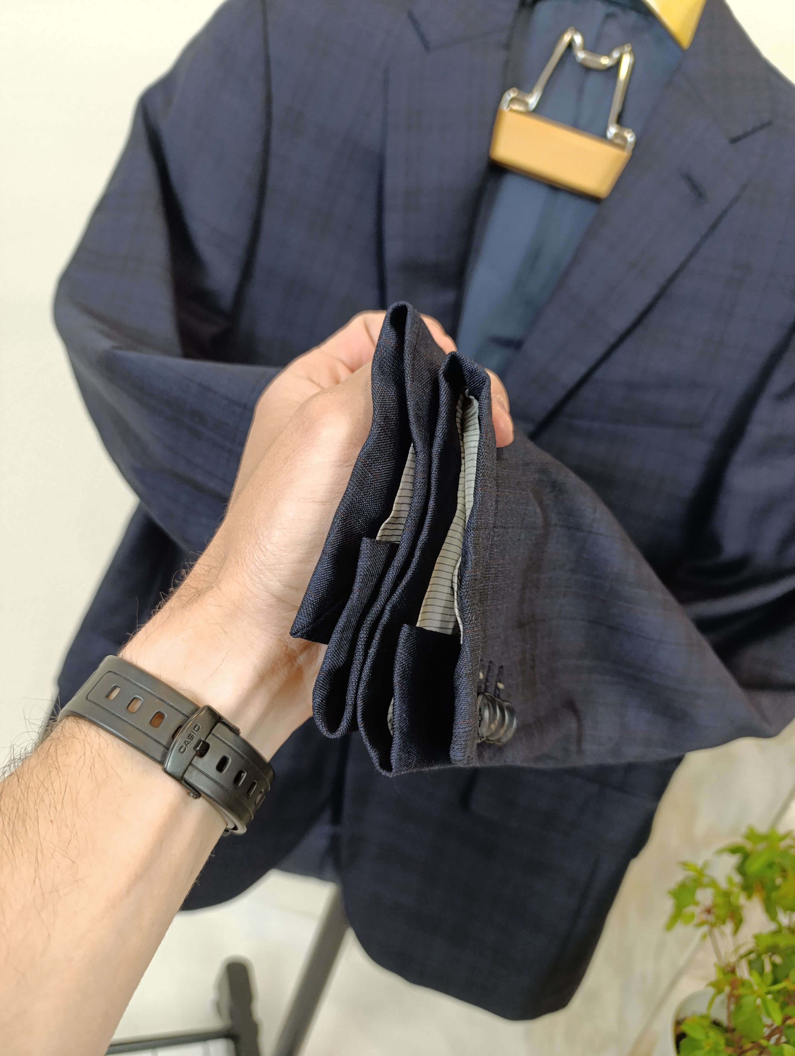 Caruso RAFFAELE CARUSO SUIT BY LORO PIANA TASMANIAN SUPER 150 WOOL Size 48R - 7 Thumbnail