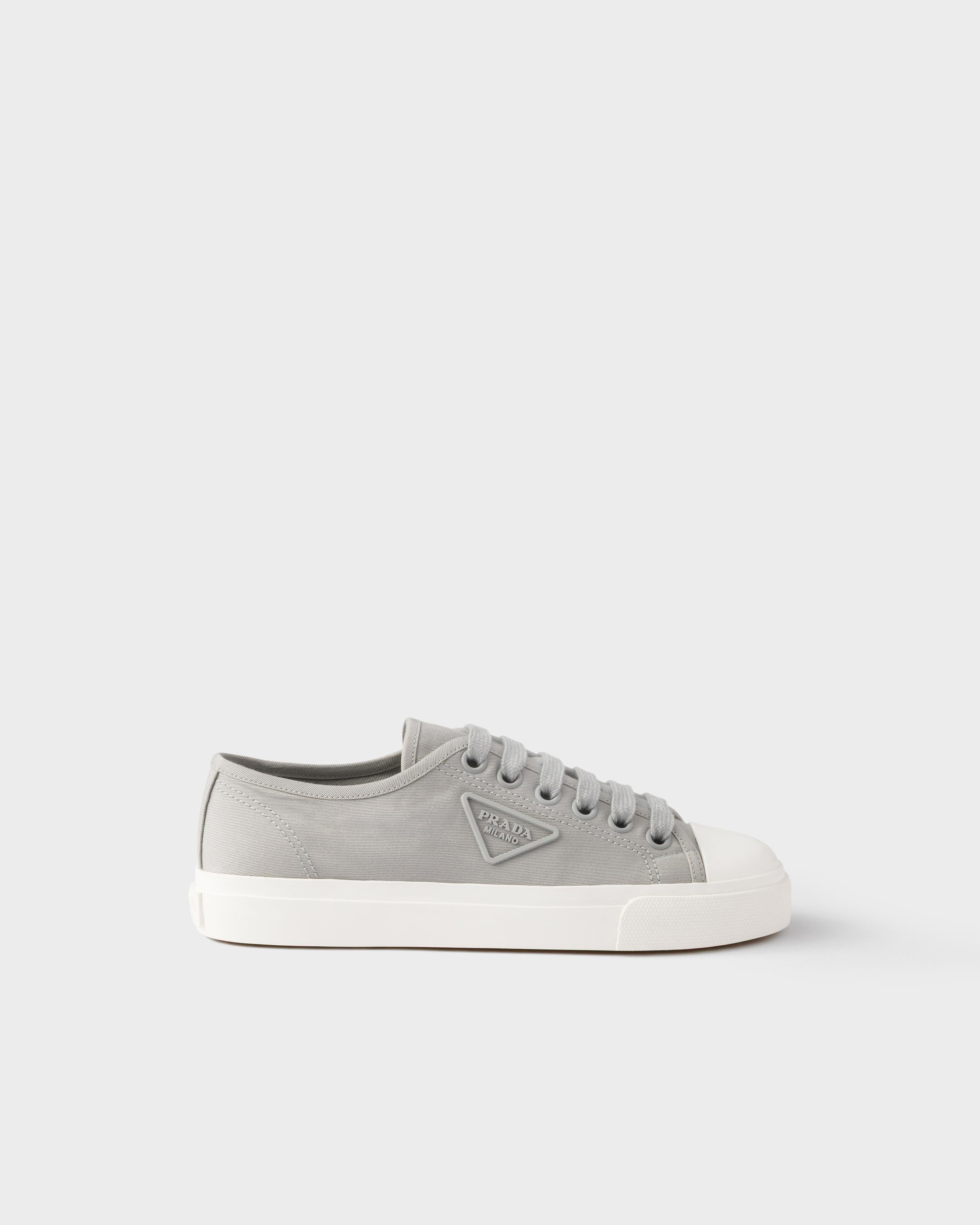 Prada o1la1rc1a0925 Gabardine Sneakers in Grey/White Size US 11 / IT 41 - 2 Thumbnail