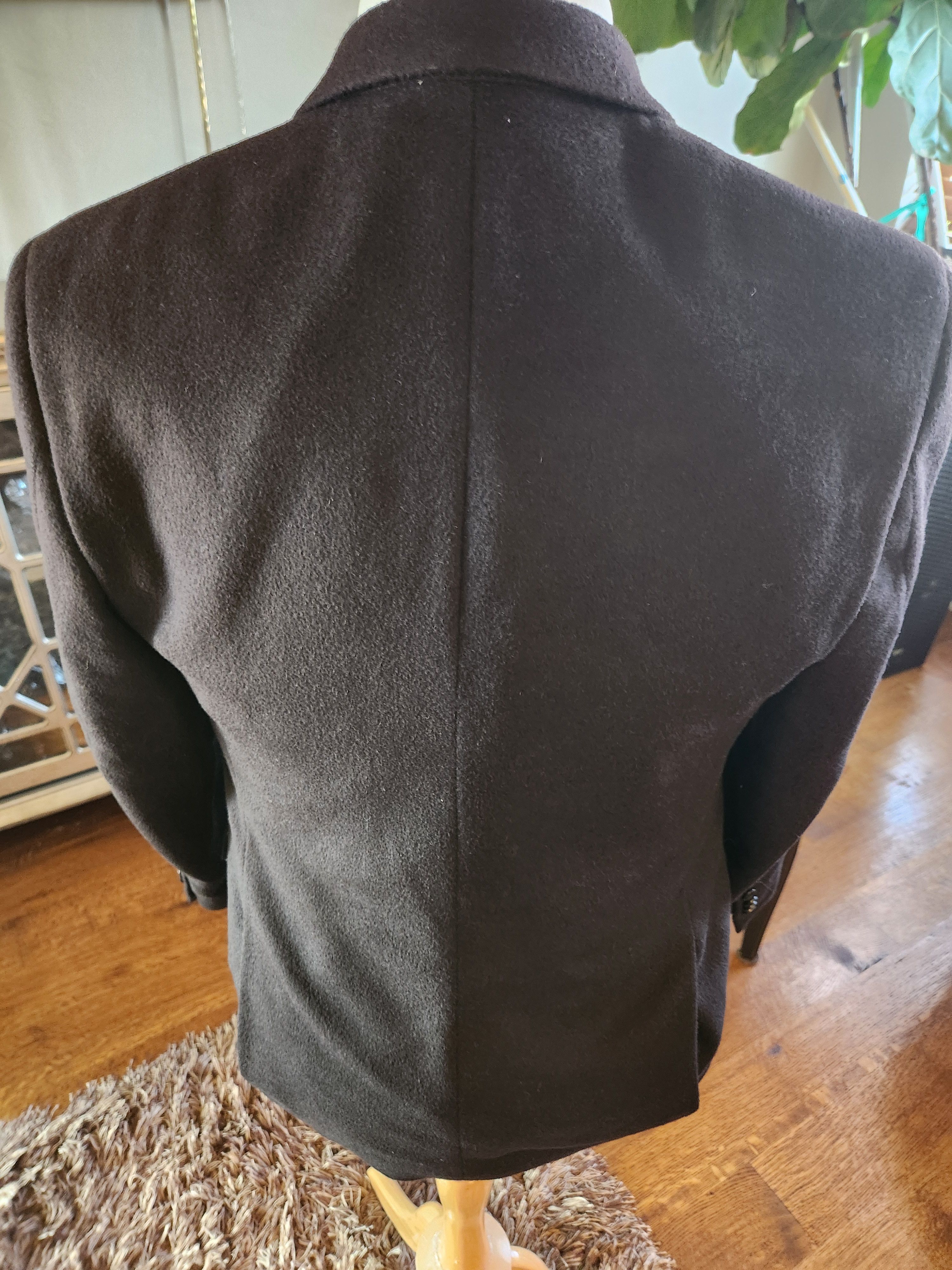 Michael Kors NWOT Men's Black Camel Hair Blazer Size 40R - 2 Thumbnail