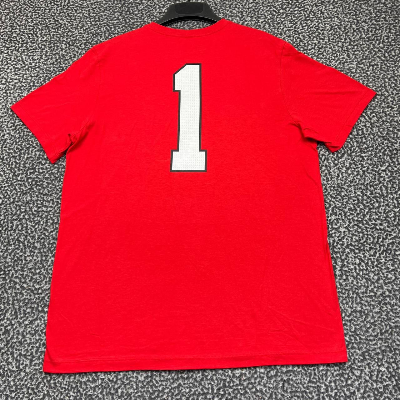 Nike Nike Shirt Men Large Red Georgia Bulldogs #1 Short Sleeve Size US L / EU 52-54 / 3 - 2 Thumbnail