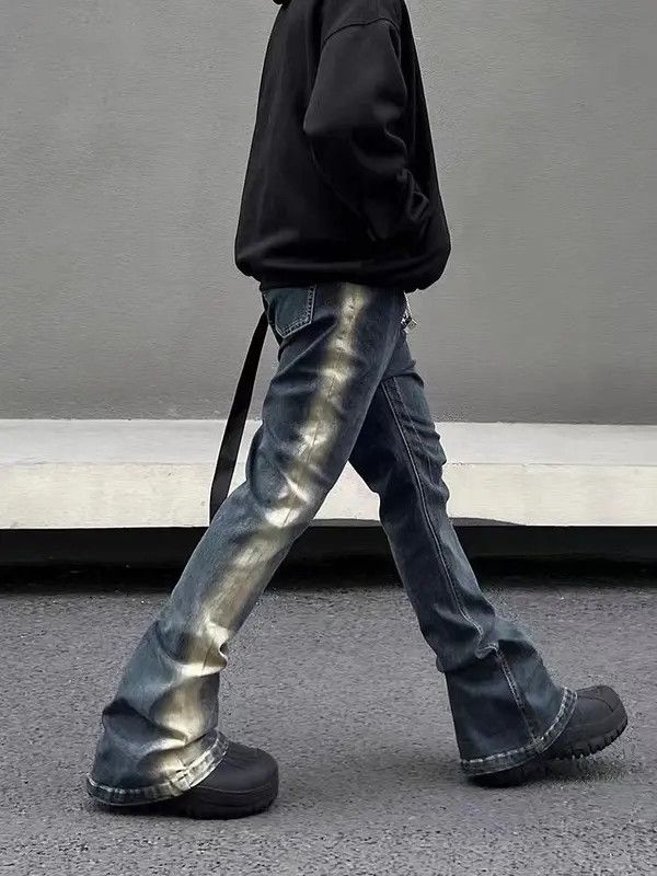 Japanese Brand × Jean Vintage wash gradient bootcut jeans Size US 32 / EU 48 - 2 Thumbnail