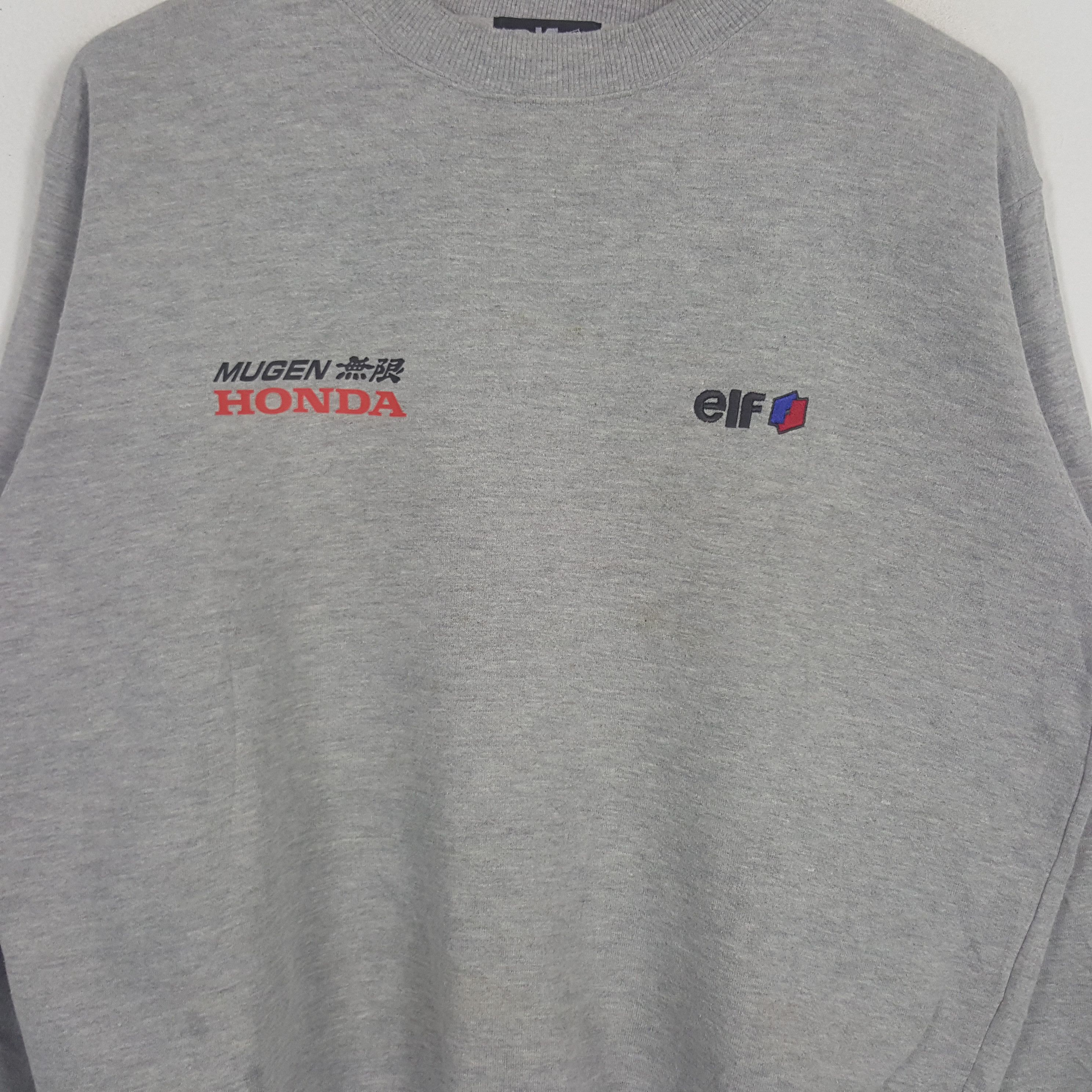 Honda × Vintage Vintage Mugen Honda Elf Racing Team Custom Art Sweatshirt Size US L / EU 52-54 / 3 - 4 Thumbnail