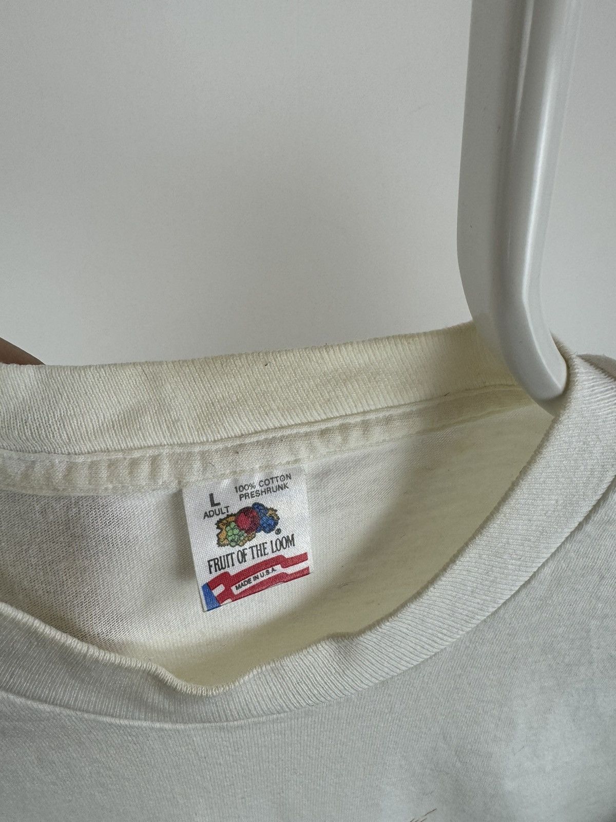 Vintage Vintage Fruit Of The Loom Second Life Made In USA Tee Size US L / EU 52-54 / 3 - 3 Thumbnail