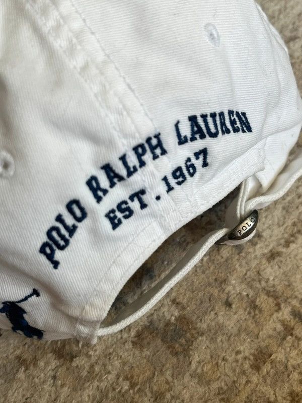 Polo Ralph Lauren Polo Ralph Lauren USA One Size White Rare 2000s Small Pony Size ONE SIZE - 5 Thumbnail