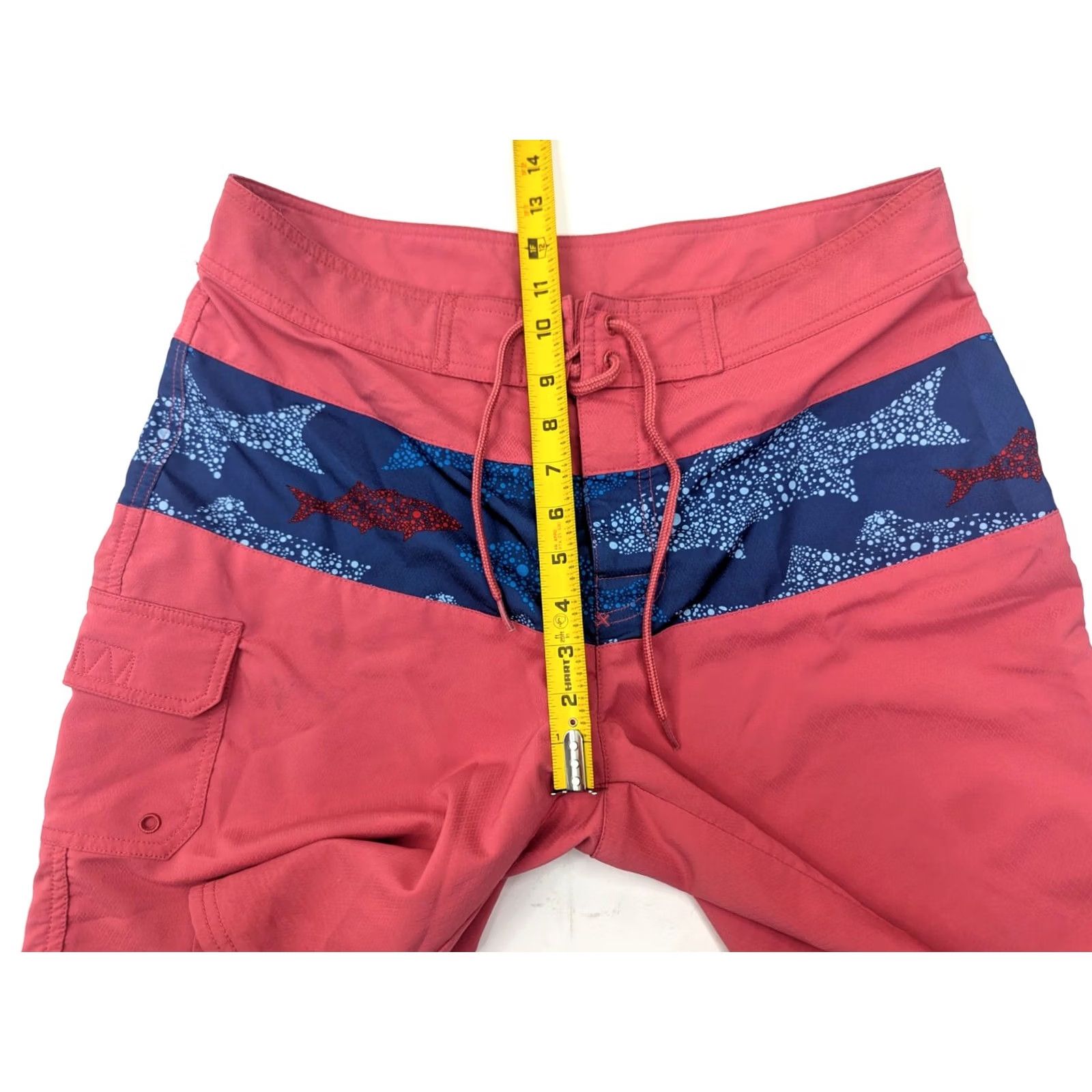 Vineyard Vines Vineyard Vines Board Shorts Mens 32 Blue Pink Salmon Fish Fishing Swim Trunks Size US 32 / EU 48 - 5 Thumbnail