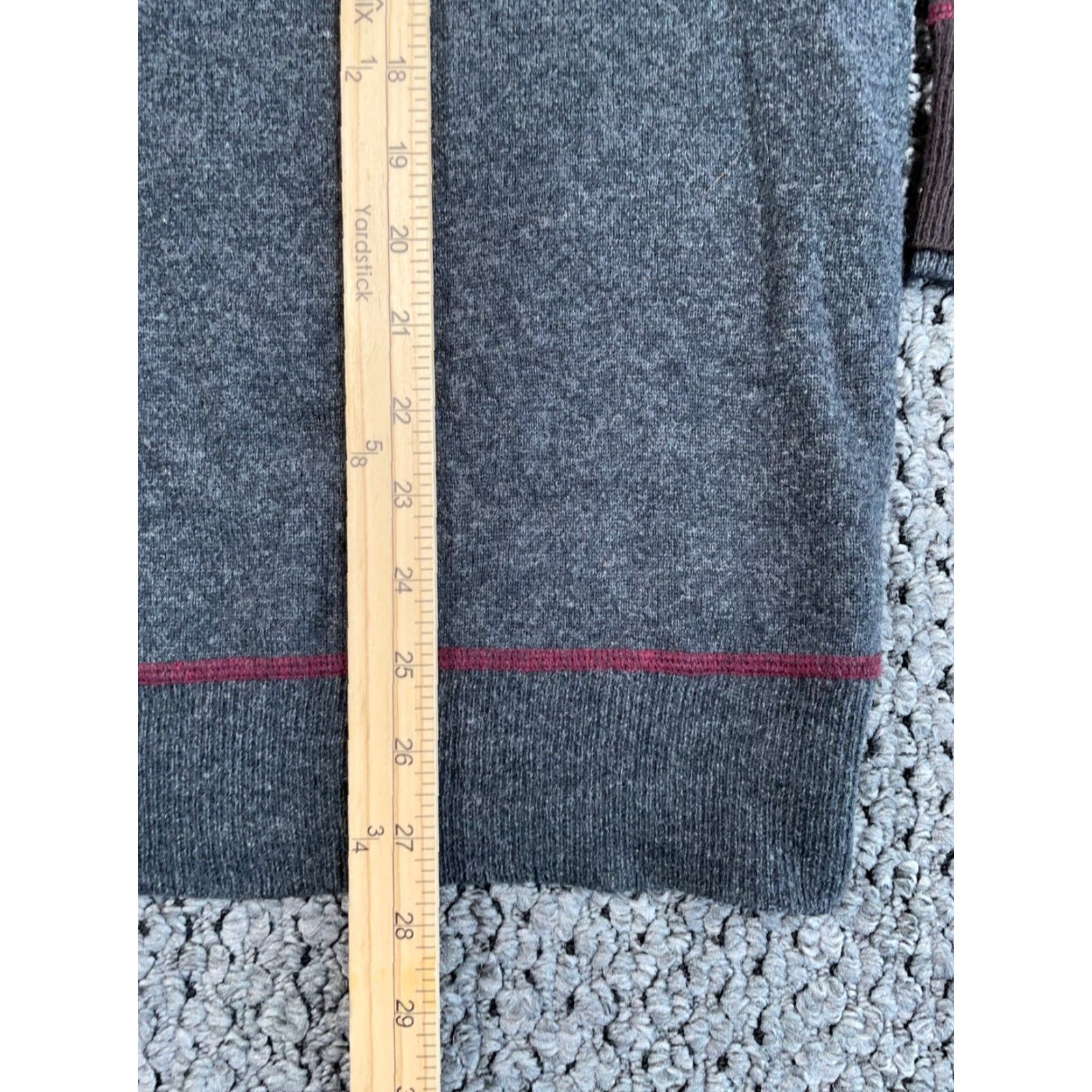 Banana Republic Banana Republic Mens Cashmere Wool Raglan Crewneck Sweater XL Gray Brown Size US XL / EU 56 / 4 - 7 Thumbnail