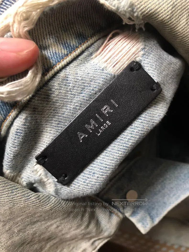 Amiri Amiri Hollywood Destroyed Jacket Size US L / EU 52-54 / 3 - 3 Thumbnail