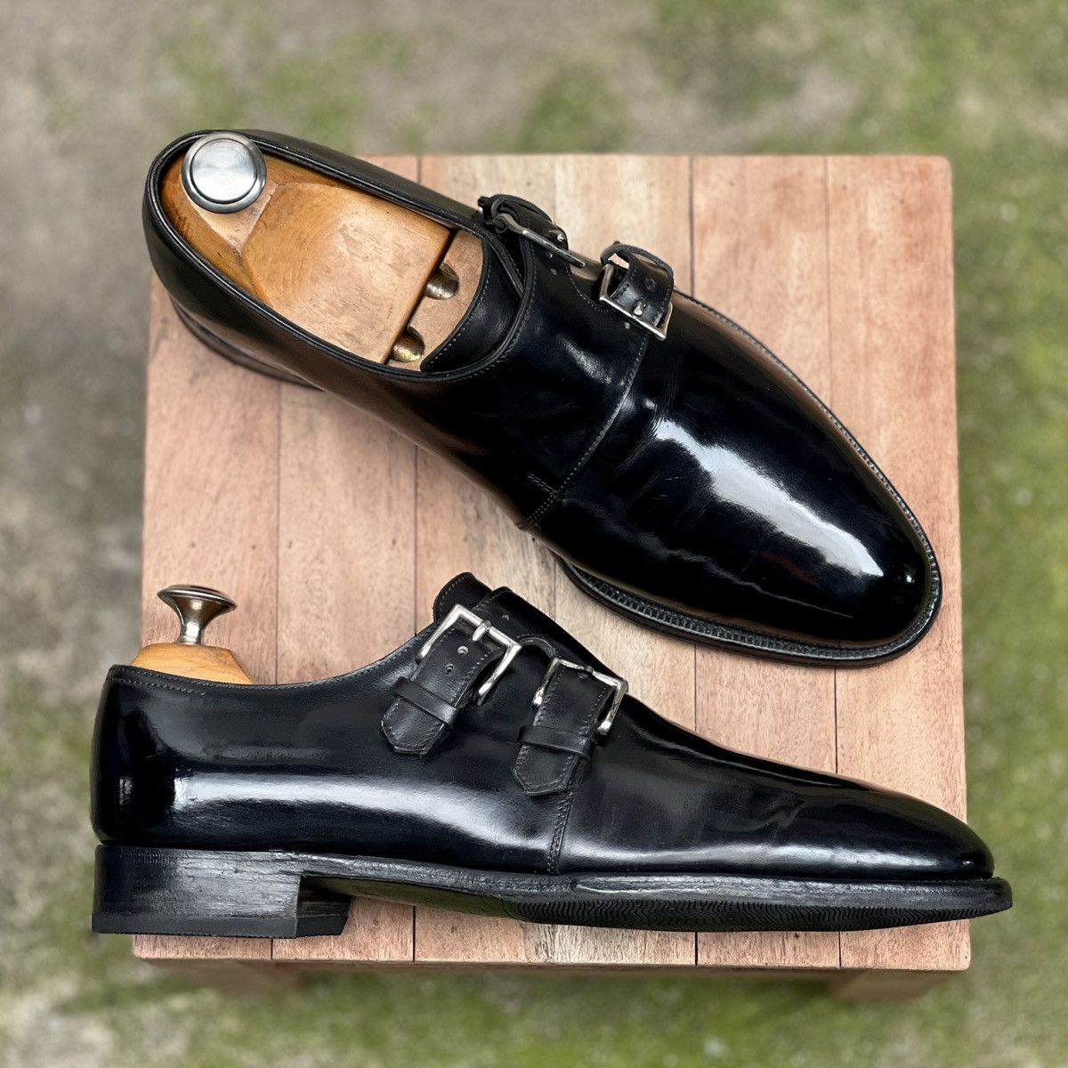 John Lobb John Lobb "Naseby" Double Monk Strap Size US 8 / EU 41 - 4 Thumbnail