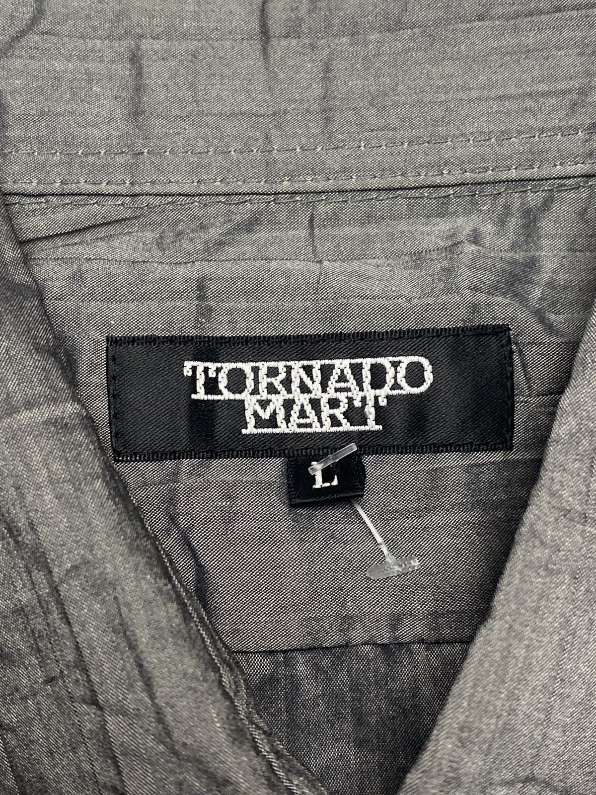 If Six Was Nine × Le Grande Bleu (L.G.B.) × Tornado Mart 2000s Tornado Mart - Pleats Short Sleeve Button Size US M / EU 48-50 / 2 - 4 Thumbnail