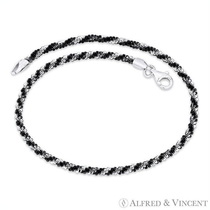Other Roc Link 2-Tone Spiral .925 Sterling Black & Silver Size ONE SIZE - 1 Preview