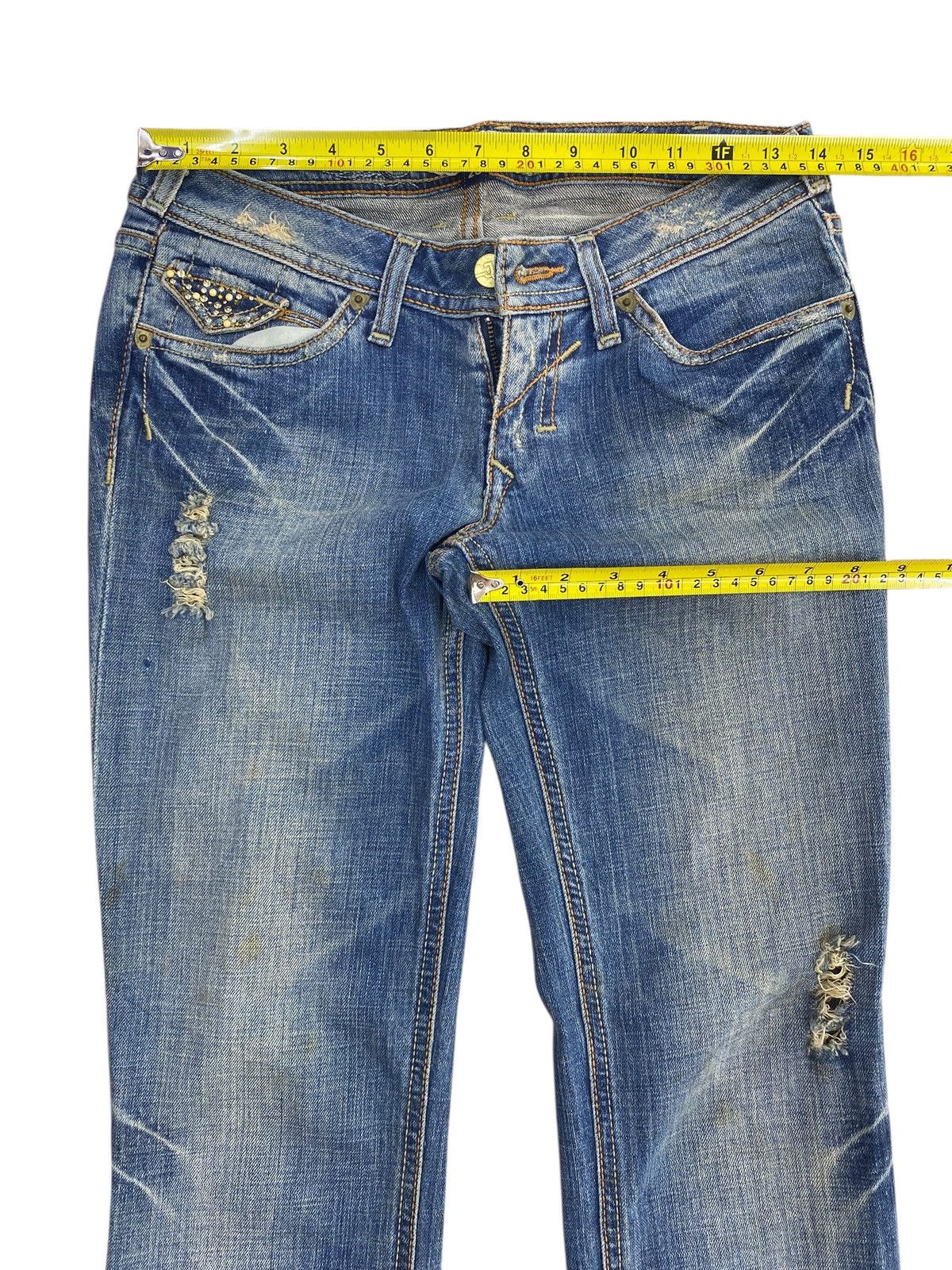 Japanese Brand Japanese Brand Blue Faded Wash Style Bootcut Jeans Size US 28 / EU 44 - 5 Thumbnail
