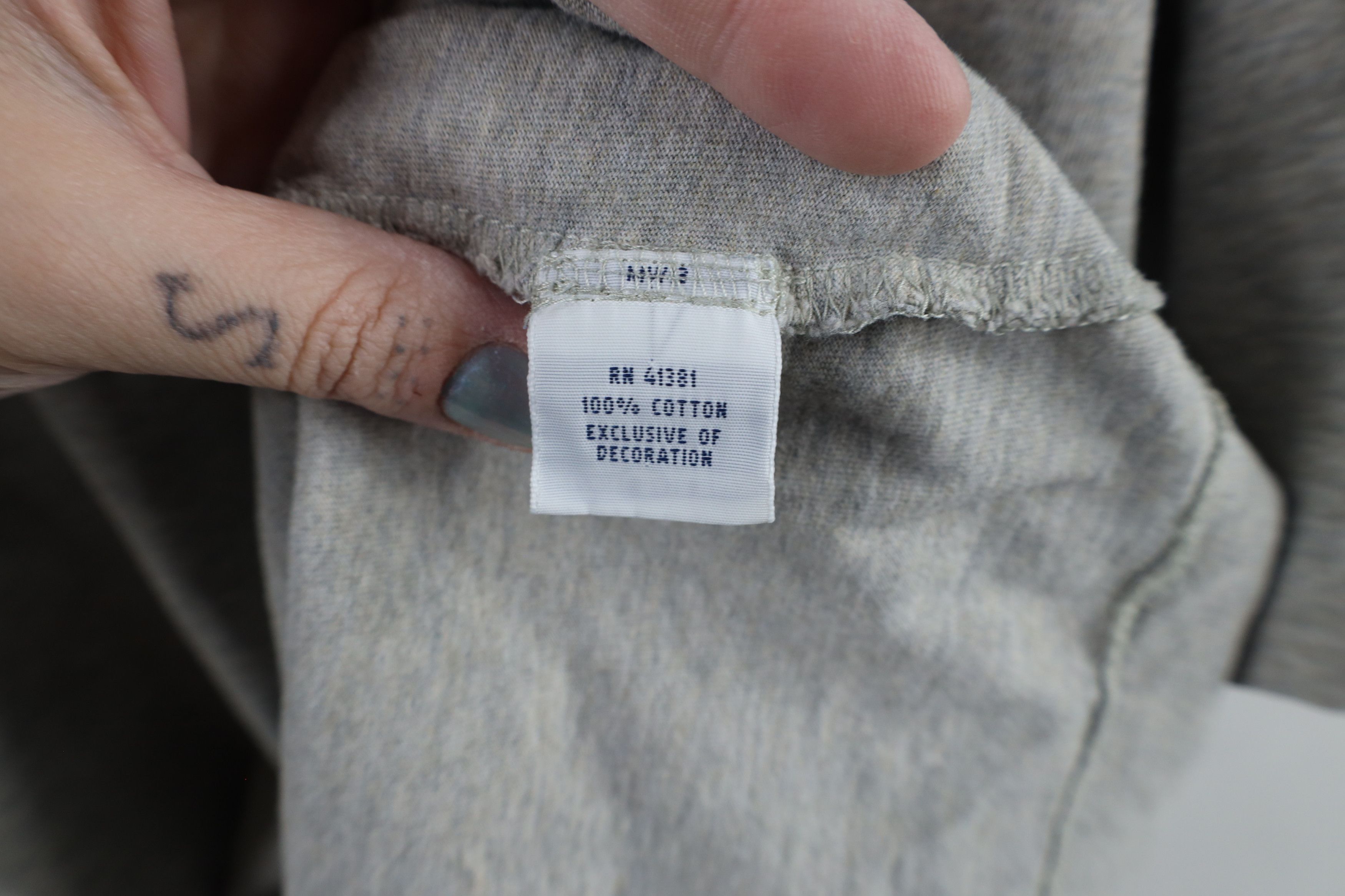 Ralph Lauren × Vintage Vintage Ralph Lauren Short Sleeve Pocket T-Shirt Gray Size US XXL / EU 58 / 5 - 8 Thumbnail