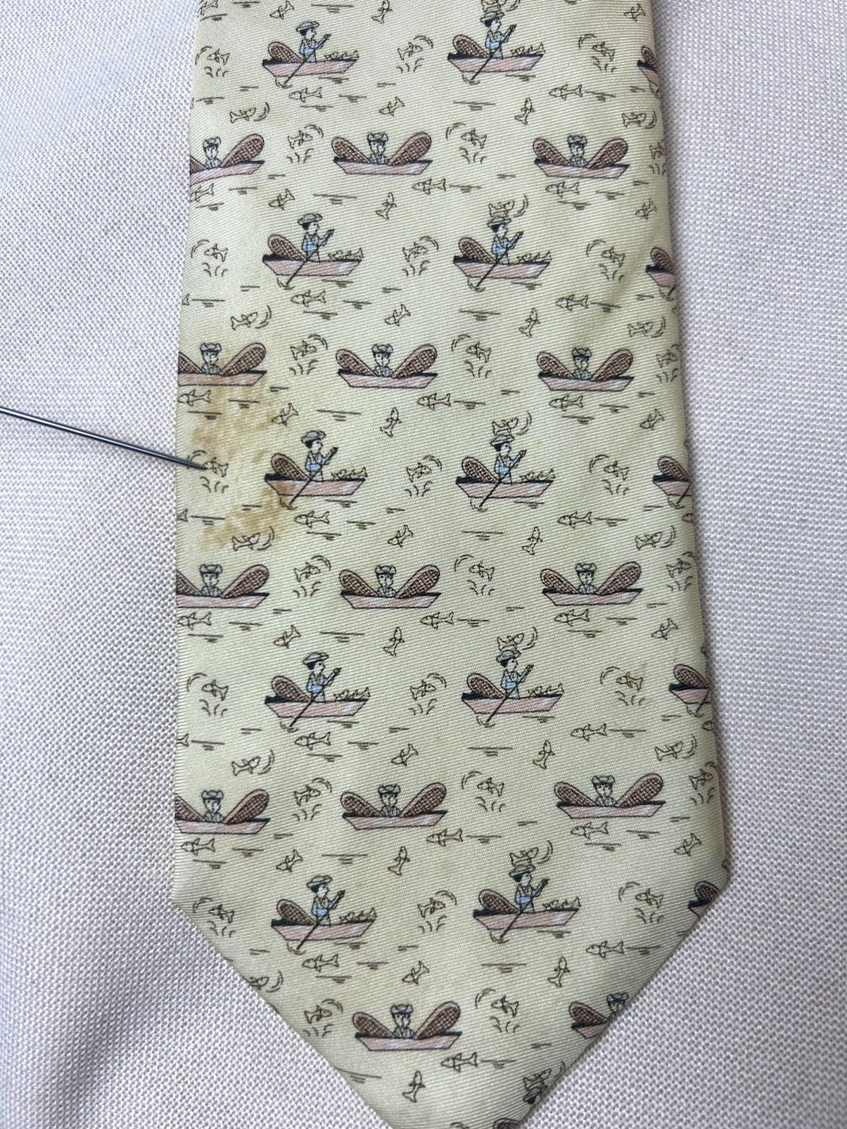 Other Pineda covalin yellow silk tie Size ONE SIZE - 7 Thumbnail
