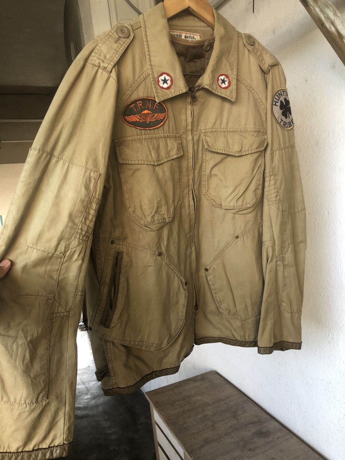 Vintage Vintage Kriff Mayer Hunting Jacket With Leather Size US M / EU 48-50 / 2 - 12 Thumbnail