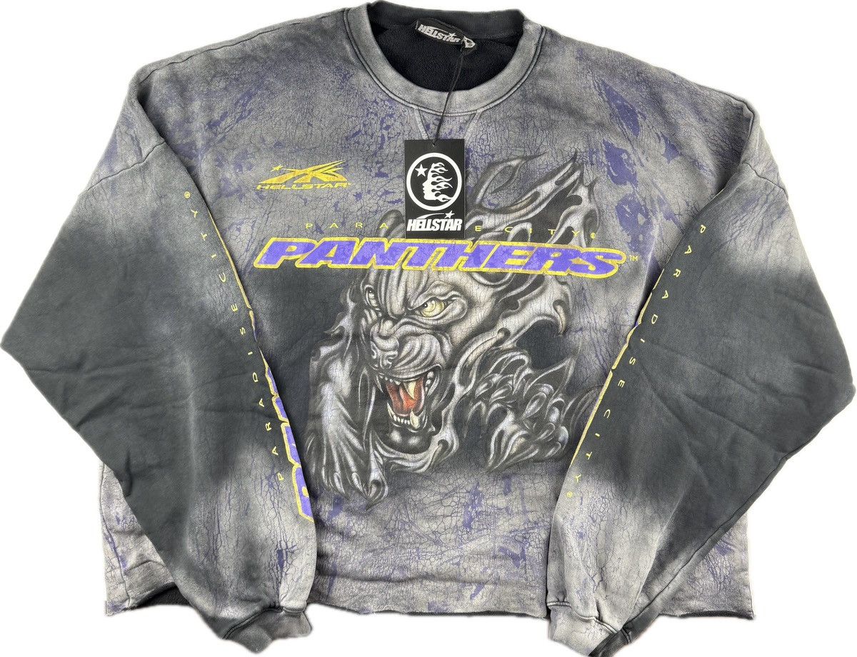 HELLSTAR Hellstar Panthers Crewneck Size 3XL Size US XXL / EU 58 / 5 - 1 Thumbnail