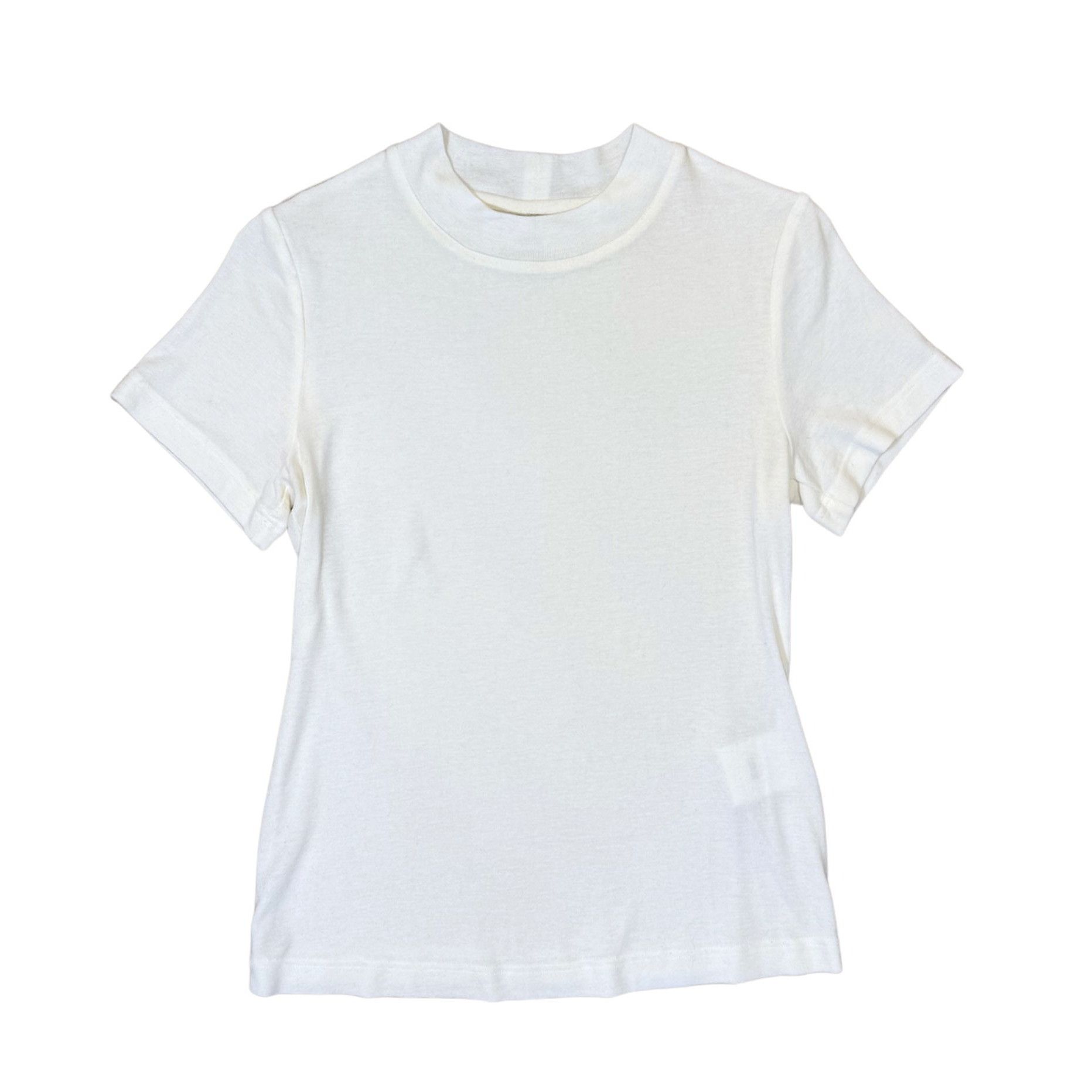 Other HARRIS TAPPER Romeo T-Shirt in Tencel Wool White EUC $249 Sz Size XS / US 0-2 / IT 36-38 - 2 Thumbnail