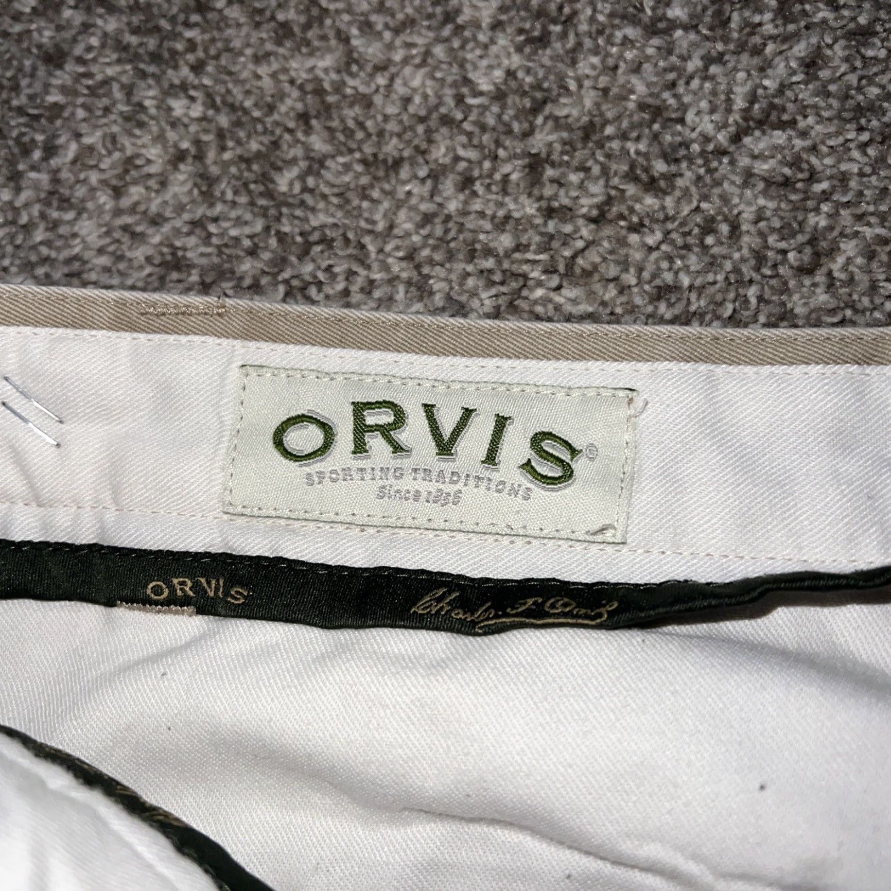 Orvis Orvis Pants Mens 40x30 Beige Chino 30 Inseam Casual Recreation Mens Size US 40 / EU 56 - 3 Thumbnail