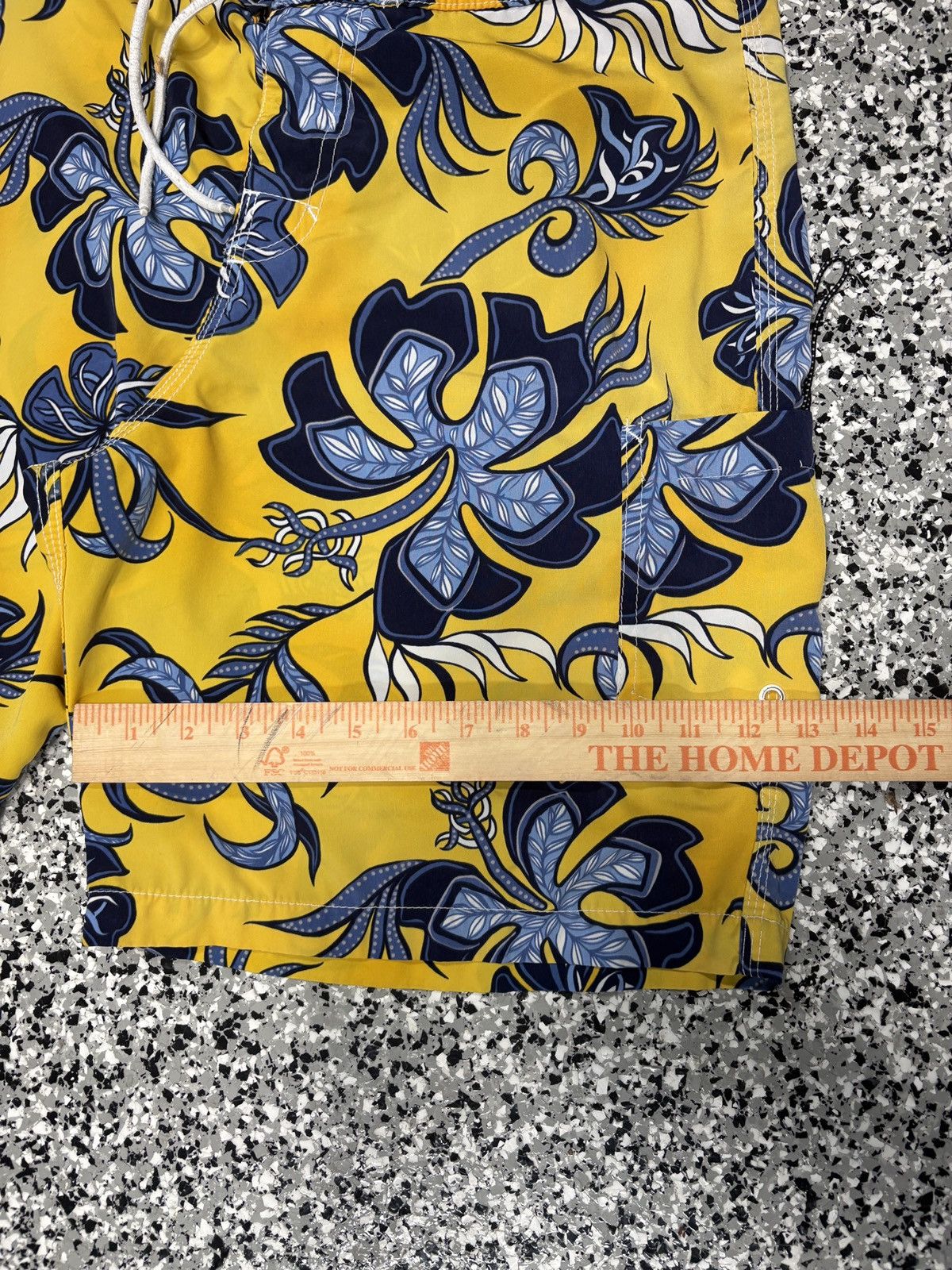 Rusty Vintage Rusty Hawaiian Floral Baggy Board Shorts Size 32 Size US 32 / EU 48 - 5 Thumbnail