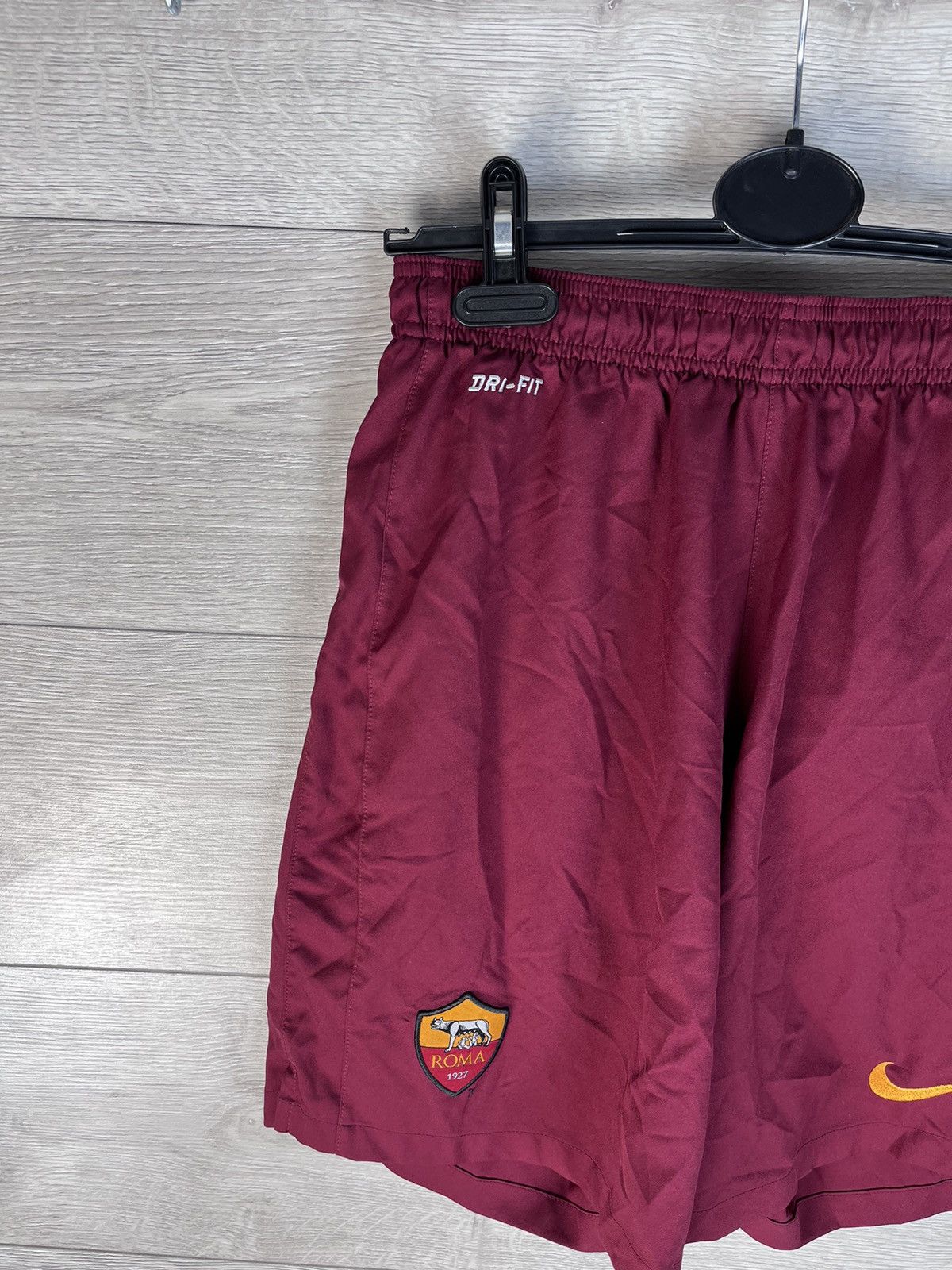 Nike Men's football short Nike AS Roma home size M Dri-fit sport Size US 32 / EU 48 - 2 Thumbnail