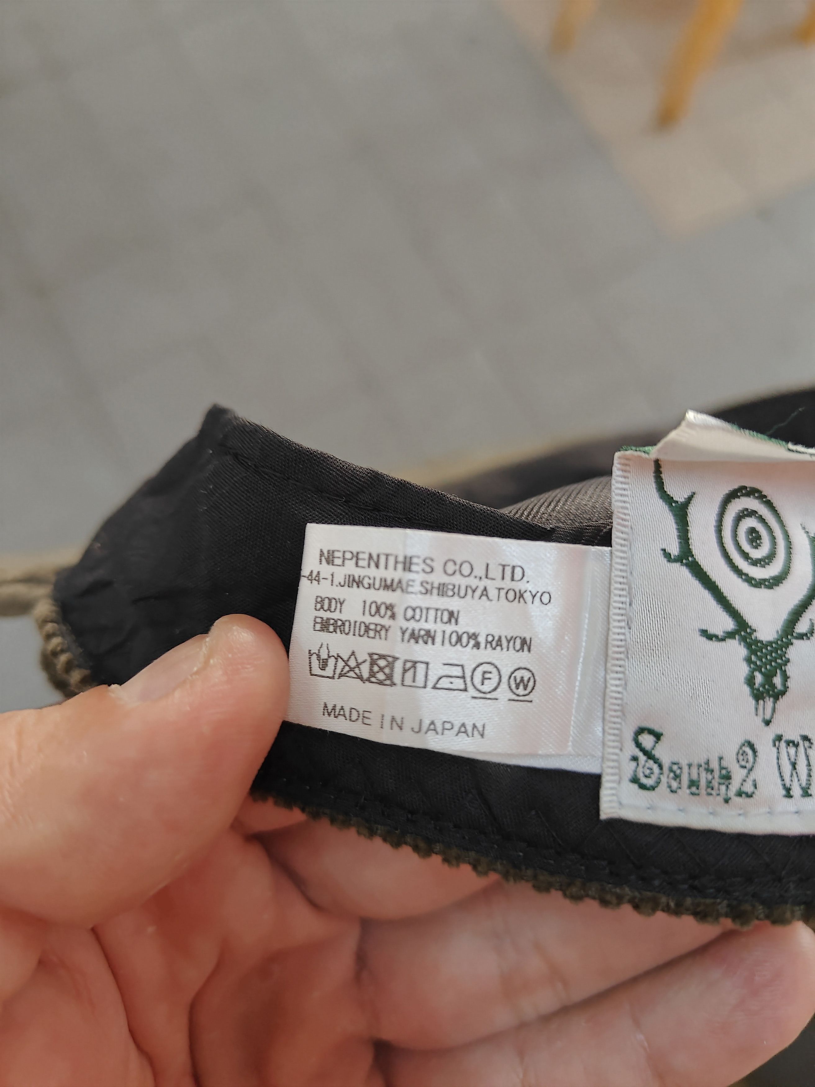 Japanese Brand South2 West8 (S2W8) Cap Corduroy Size ONE SIZE - 2 Thumbnail