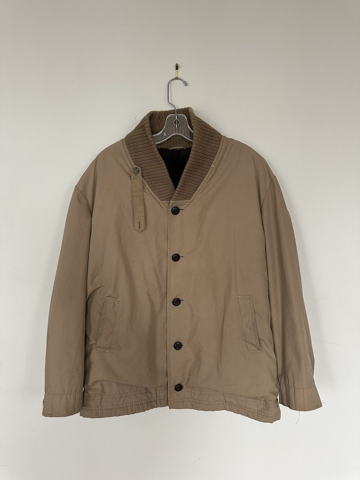 Vintage Vintage 60s Polyester Cotton Sherpa Lined Button Up Chore Size US M / EU 48-50 / 2 - 1 Thumbnail