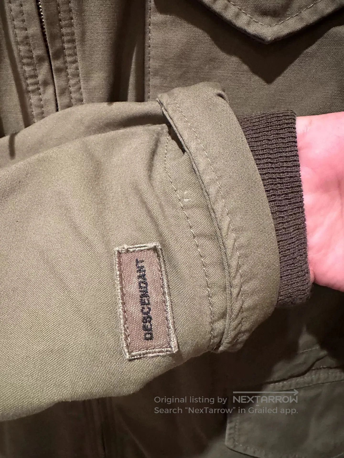 Descendant military style green hooded windbreaker coat. Size US M / EU 48-50 / 2 - 4 Thumbnail