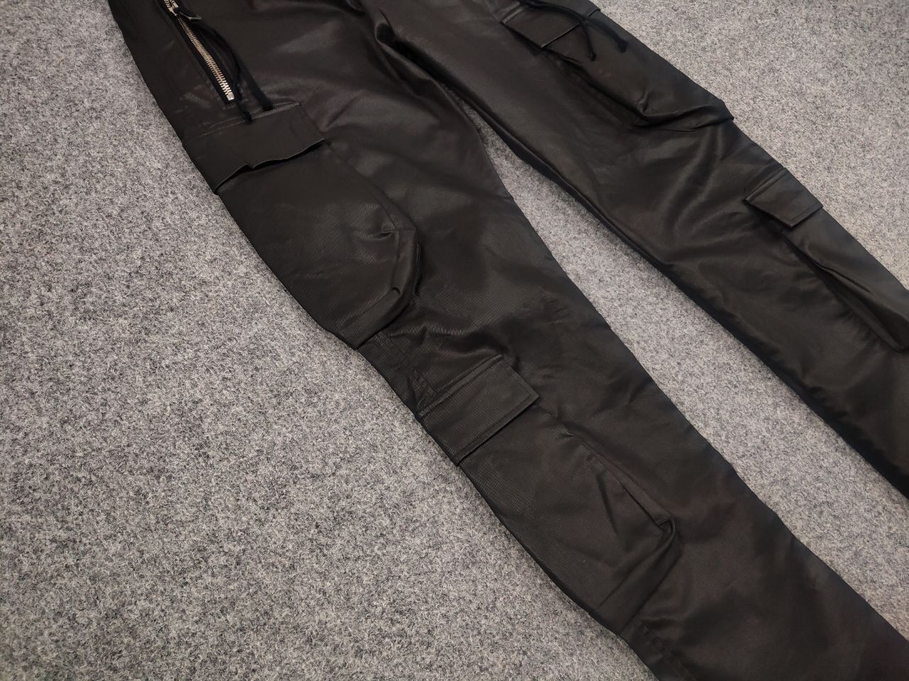Vagabond Vagabond Black Slim Multipocket Cargo Pants Rick owens style Size US 34 / EU 50 - 8 Thumbnail
