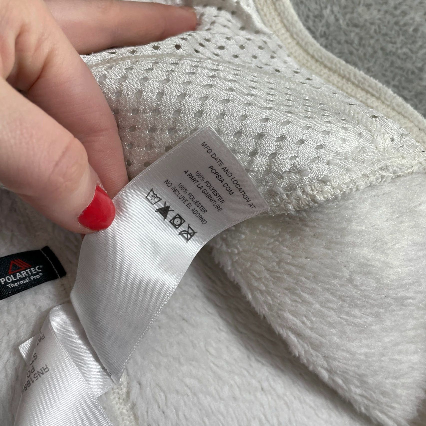 Patagonia Patagonia Re-Tool Snap-T Fleece Vest Womens M White Polartec Thermal Pro Vest Size M / US 6-8 / IT 42-44 - 5 Thumbnail
