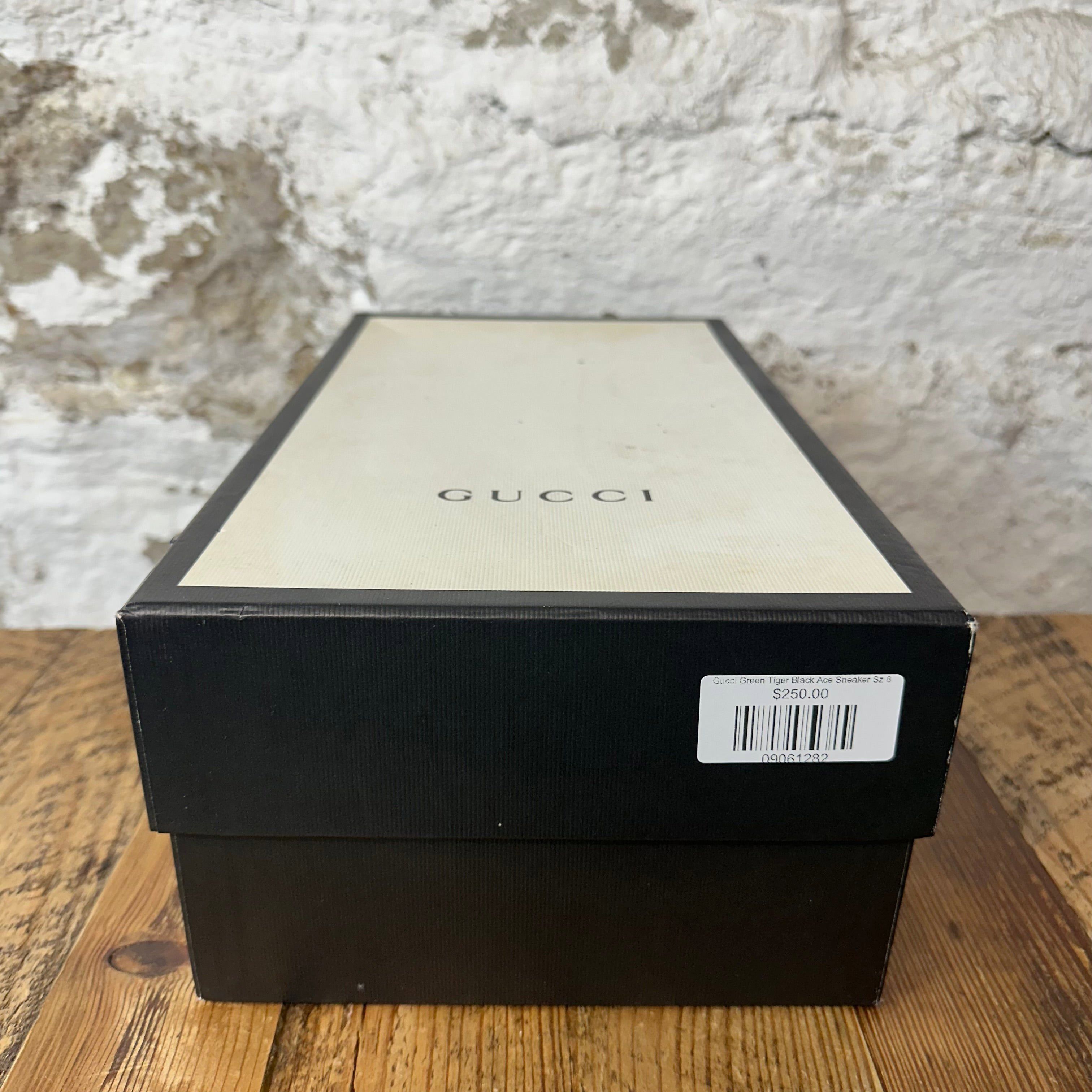 Gucci Gucci Green Dragon Black Ace Sneaker Sz 8 Size US 8 / EU 41 - 8 Thumbnail
