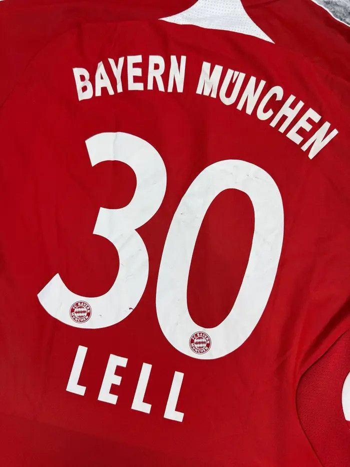 Adidas Bayern Munich 2007 2008 Christian Lell #30 Home Shirt Jersey Size US L / EU 52-54 / 3 - 14 Thumbnail