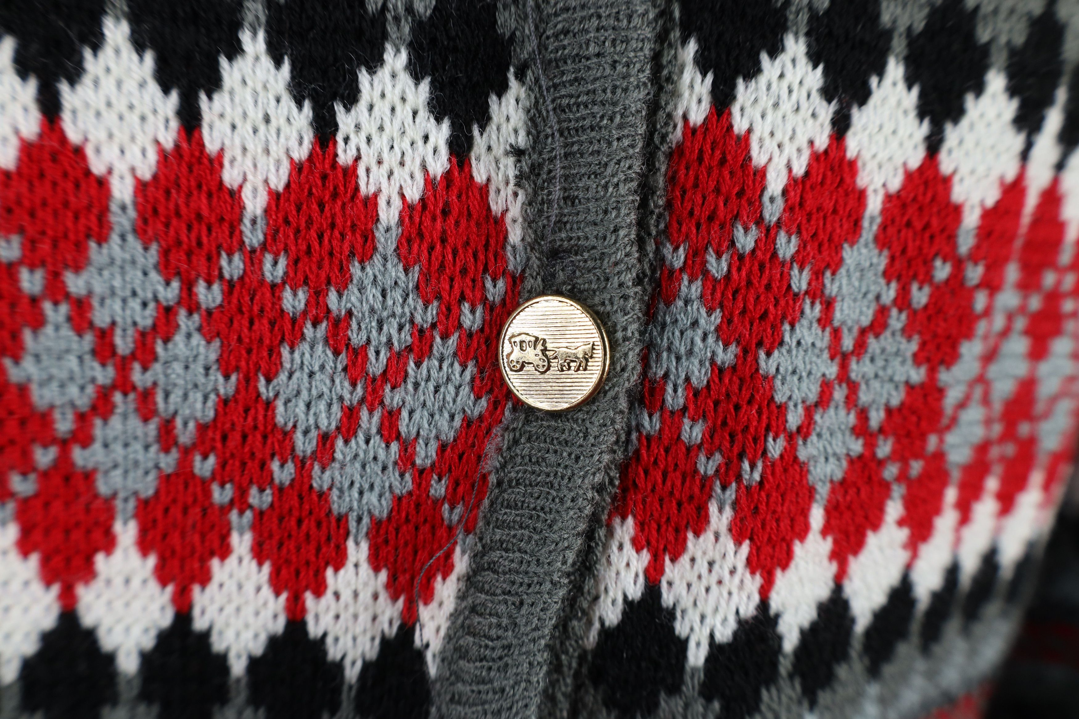 Vintage Vintage 90s Streetwear Knit Button Cardigan Sweater Acrylic Size XL / US 12-14 / IT 48-50 - 4 Thumbnail