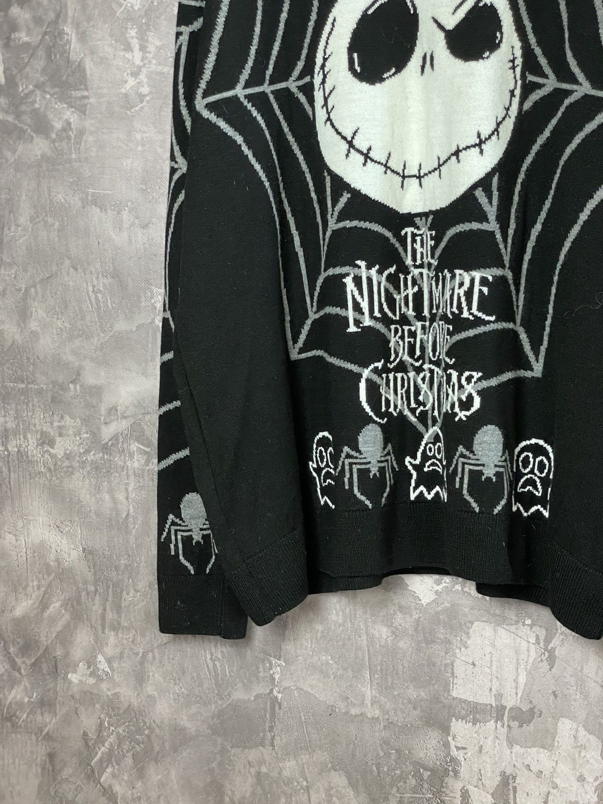 Disney The nightmare before Christmas vintage goth emo y2k sweater Size US L / EU 52-54 / 3 - 5 Thumbnail