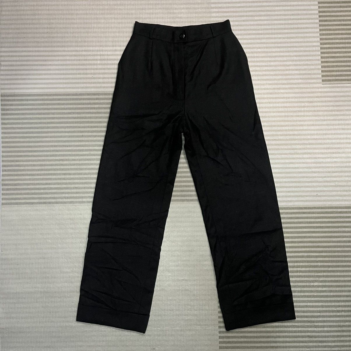 Chanel Vintage 1998 Chanel 98A Wool Cashmere Silk High Waist Pants Size 26" / US 2 / IT 38 - 1 Thumbnail