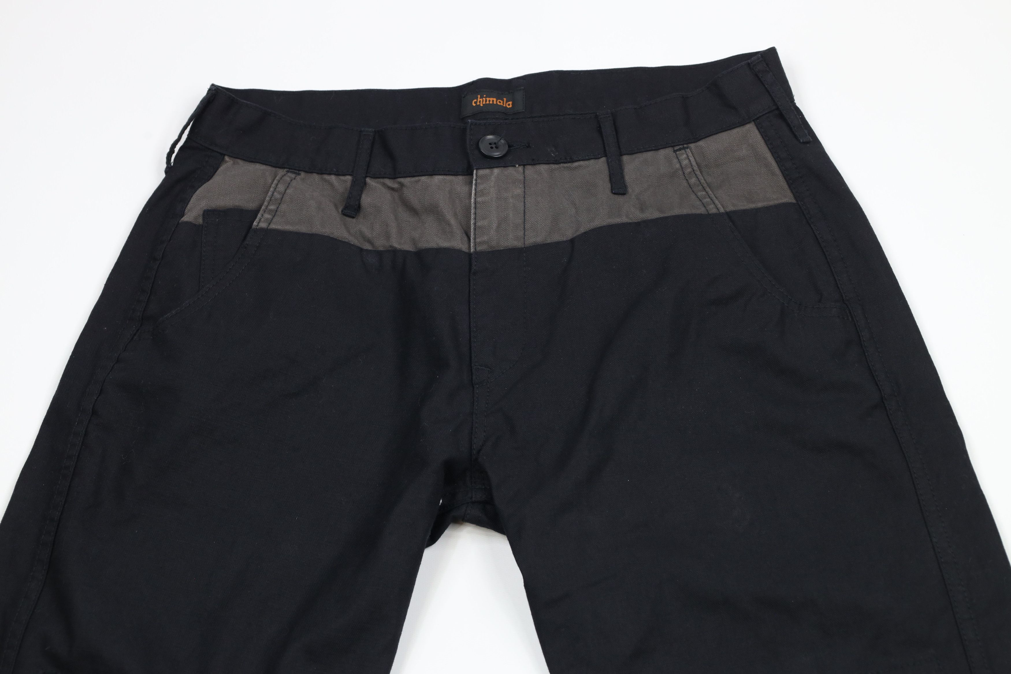 Chimala × Vintage Chimala Japan Block Double Knee Buckle Back Denim Jeans Size US 33 - 2 Thumbnail