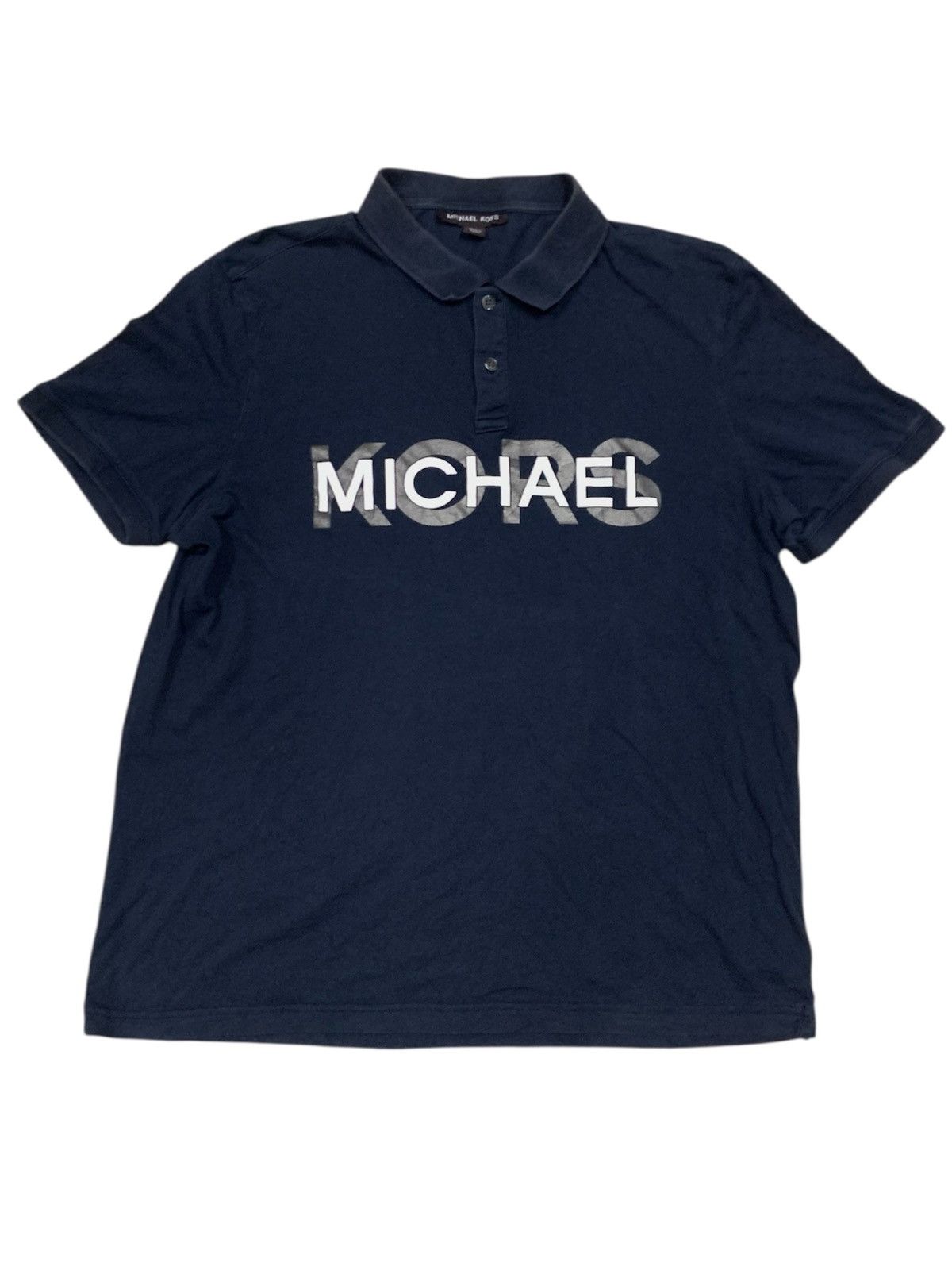 Michael Kors Michael Kors Big Logo Polo Size US L / EU 52-54 / 3 - 1 Thumbnail