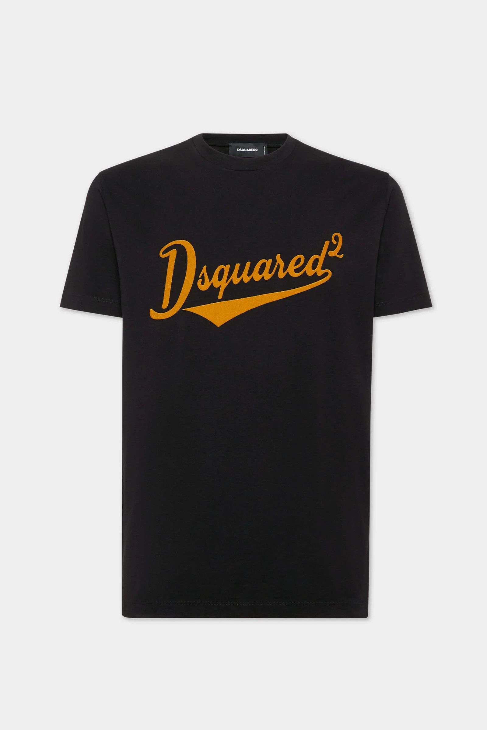 Dsquared2 o1mle0126 Cool Velvet Logo T-Shirt in Black Size US L / EU 52-54 / 3 - 1 Thumbnail